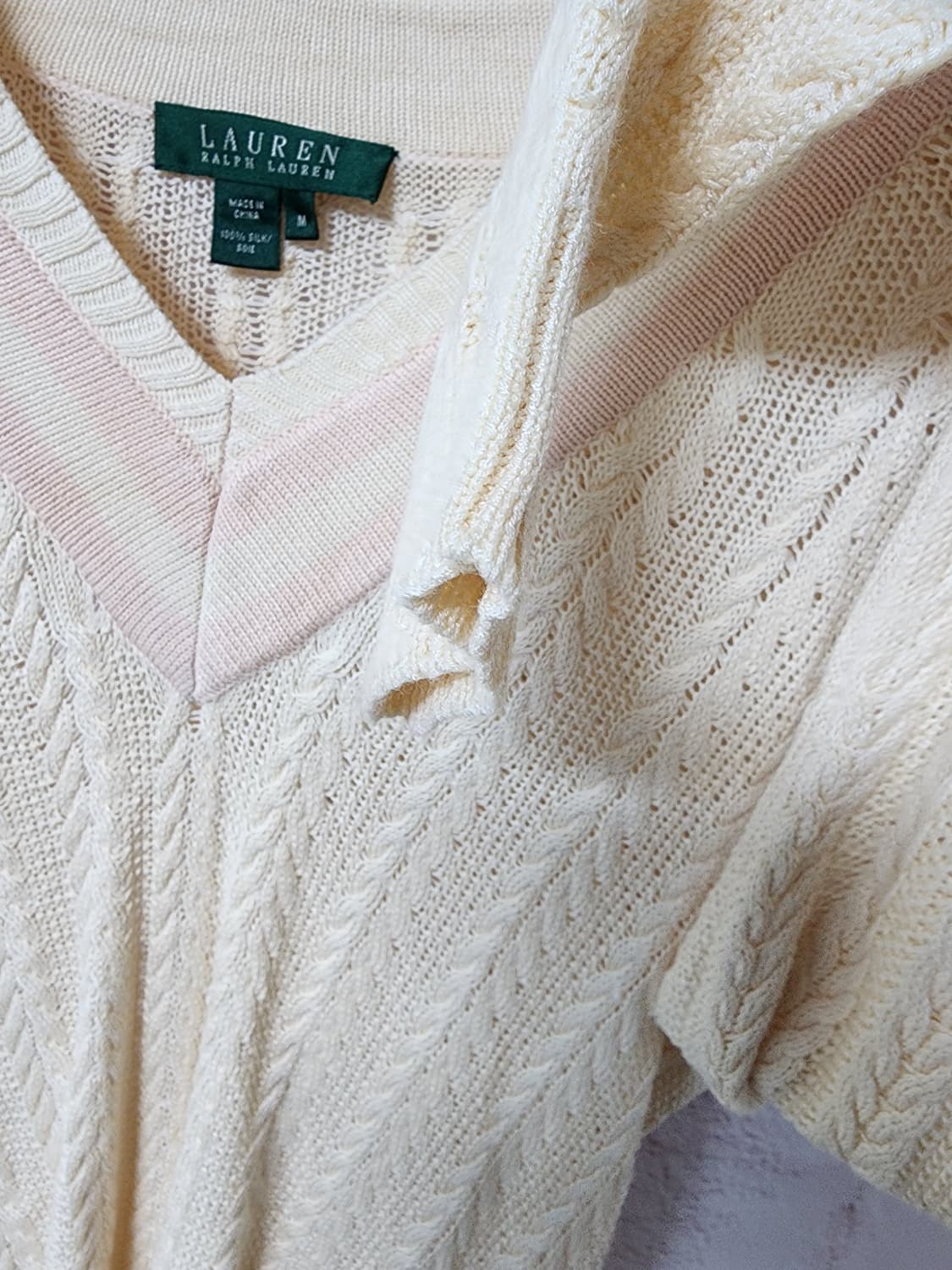 로렌 랄프로렌  브이넥 니트 상품이미지4