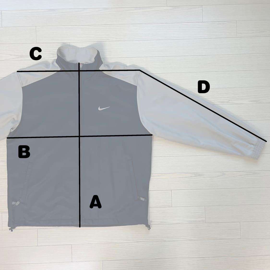 L)나이키 배색 바람막이 상품이미지5