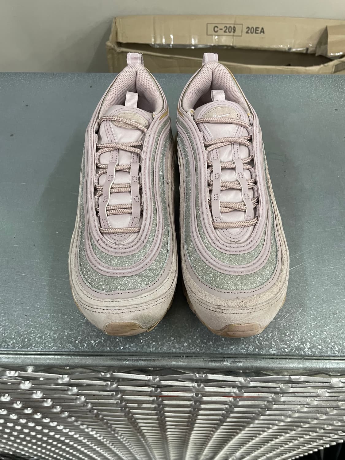 나이키 에어맥스 97 벨벳 파티클 로즈 260 상품이미지5