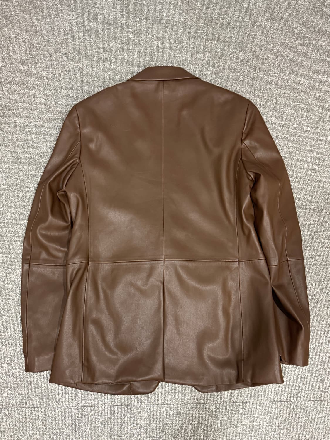 자라 비건 레더 블레이저 브라운 M 상품이미지4