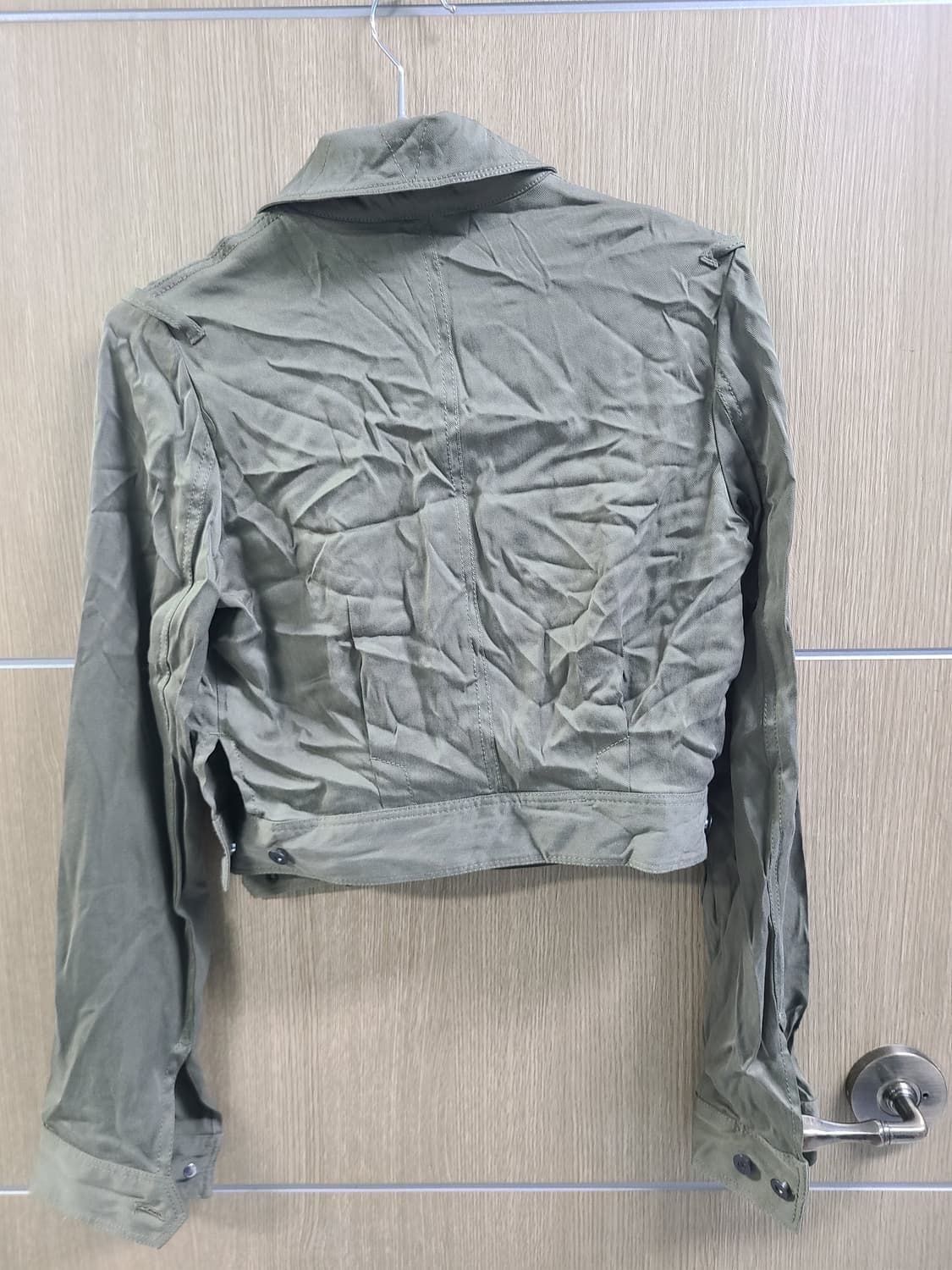 디젤 카키색 크롭 야상 자켓 XS 상품이미지6