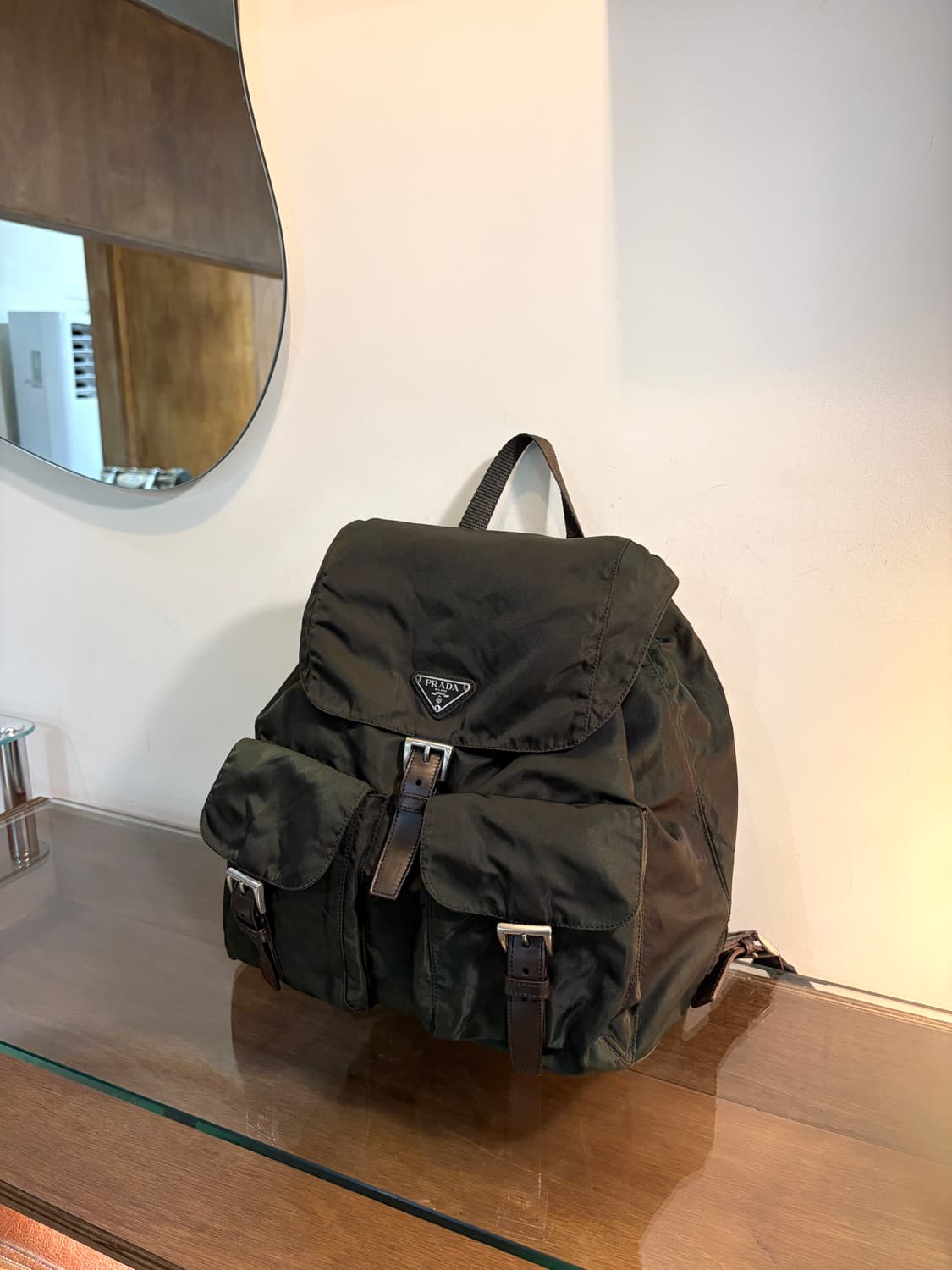 PRADA 프라다 투포켓 리나일론 백팩 상품이미지4