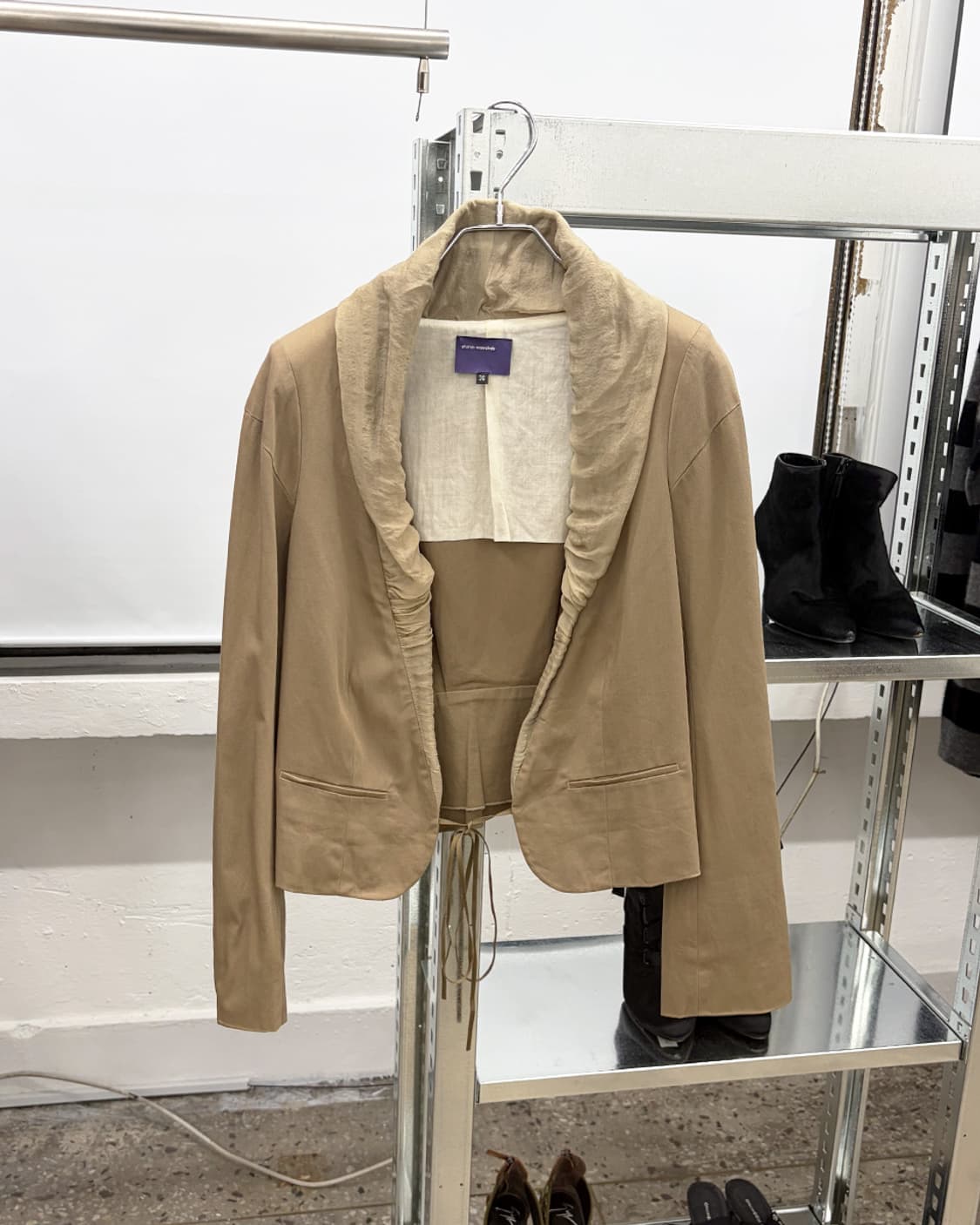 샤론 워숍 2009S/S 드레이프 숄칼라 자켓 상품이미지1