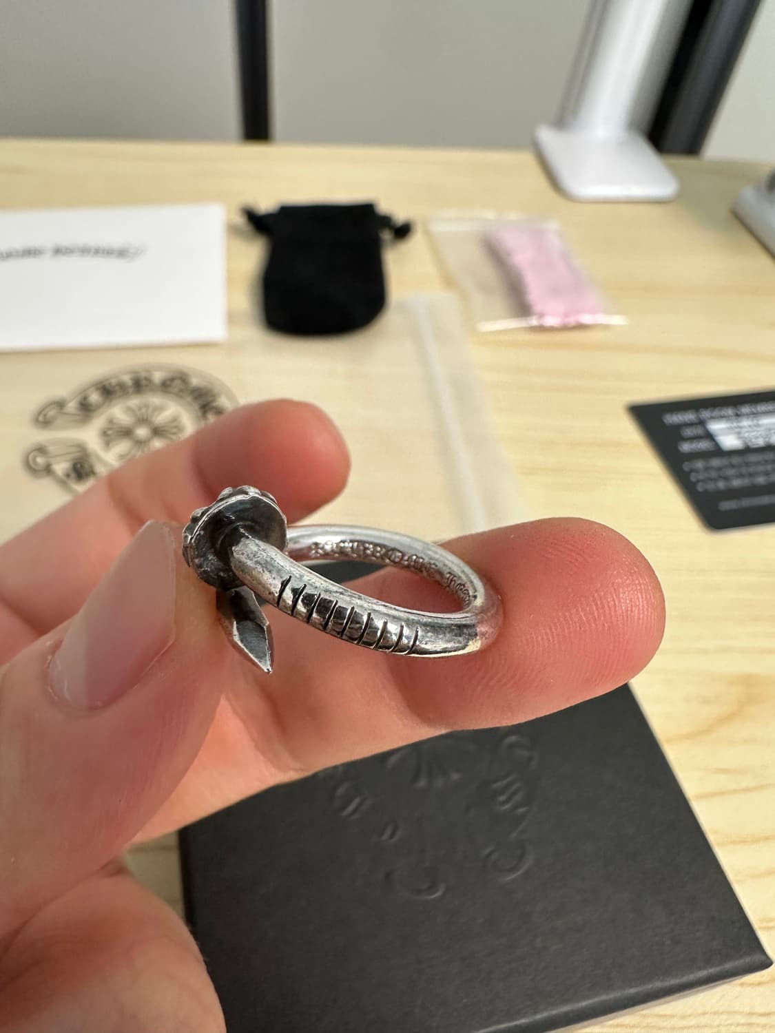 크롬하츠 네일링 못반지 상품이미지4