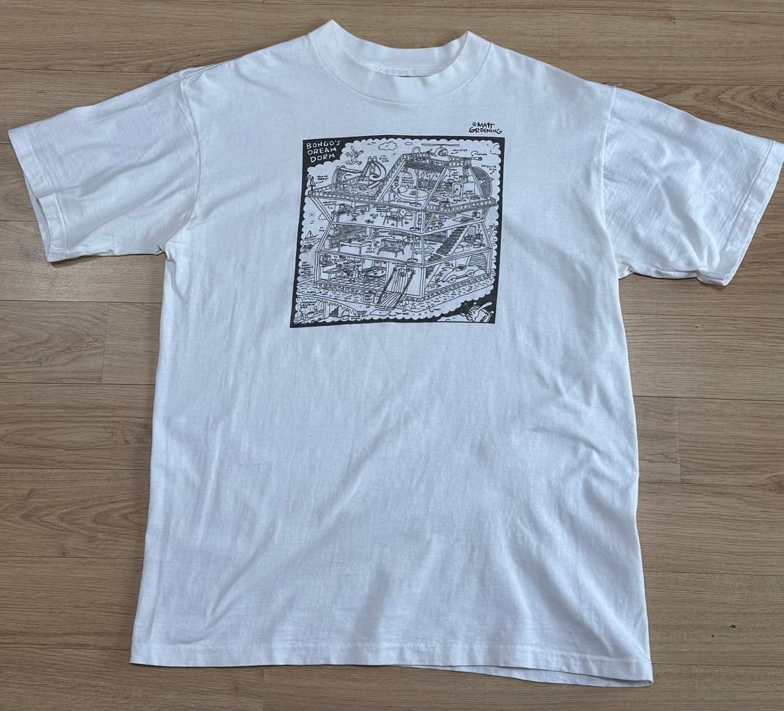 90s Apple 티셔츠 Matt Groening 아트웍 xl 상품이미지3