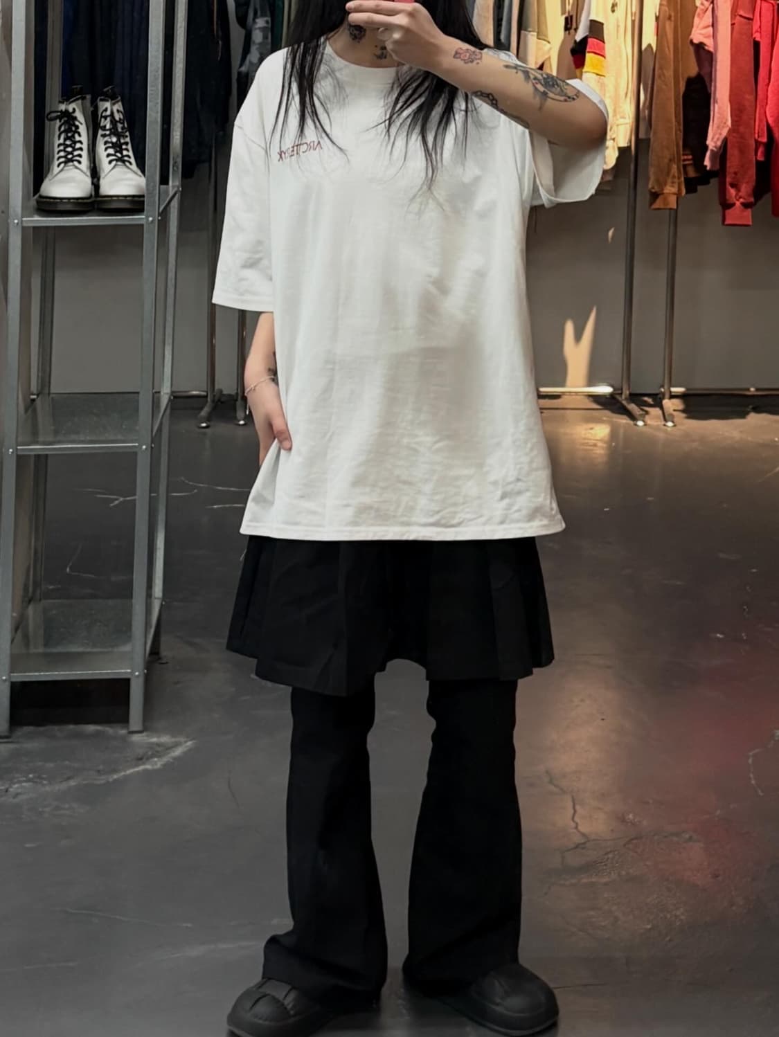 아크테릭스 아크멀디 버드 화이트 반팔 티셔츠 A3536 상품이미지1