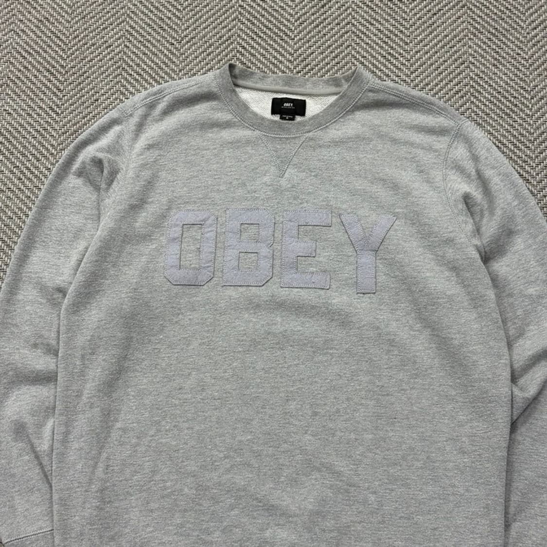 오베이 베이직 로고 맨투맨 v2234 상품이미지3