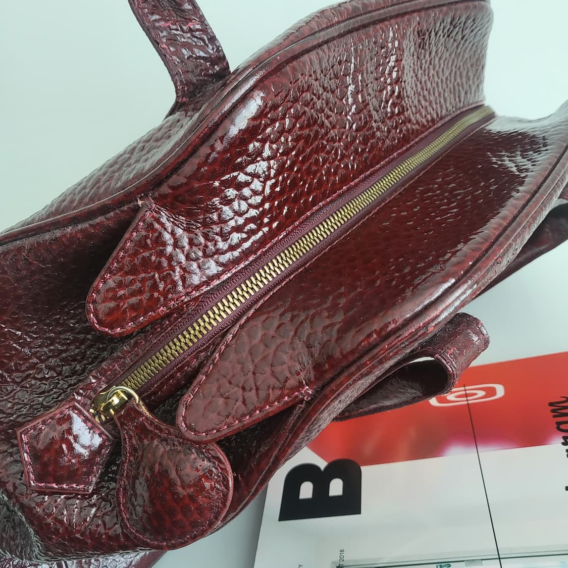 Vivienne Westwood 비비안웨스트우드 정품 금장 토트백 라지종 상품이미지9