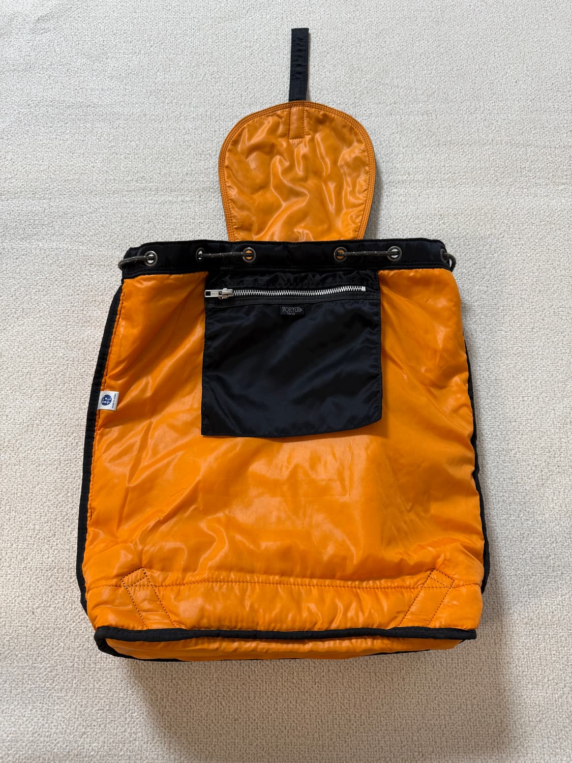 (미사용급) PORTER 포터 탱커 백팩 럭색 지퍼 블랙 상품이미지7