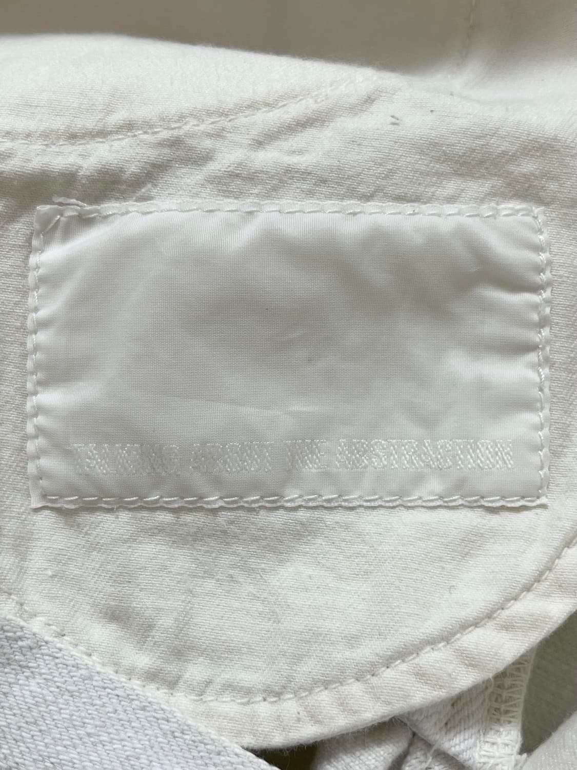 Talking About The Abstraction 지퍼 팬츠 화이트 상품이미지9