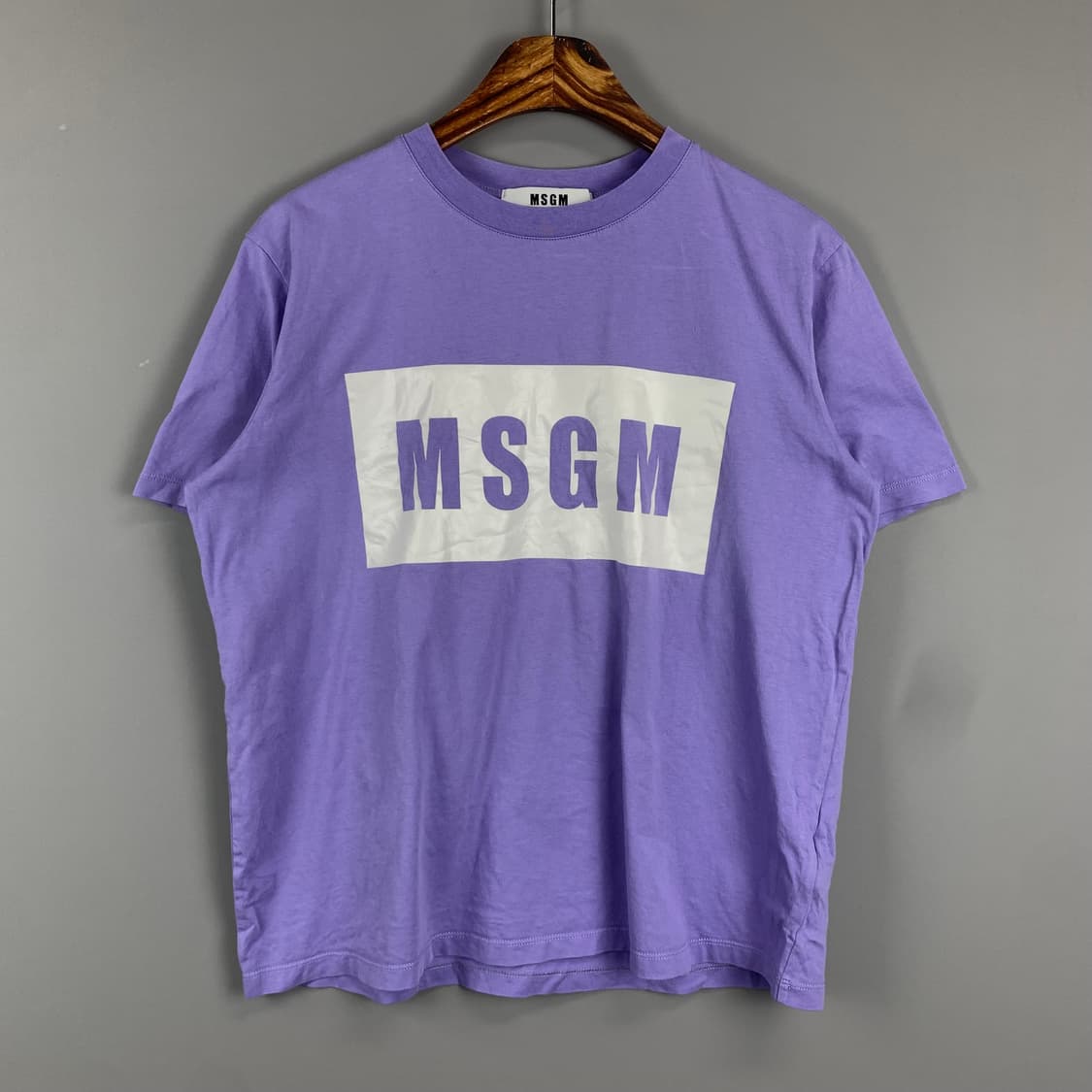 Msgm 퍼플 반팔 티셔츠 상품이미지2