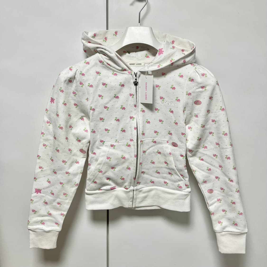 [XS,S]샌디리앙 25fw 카다멈 후드집업/화이트 상품이미지2