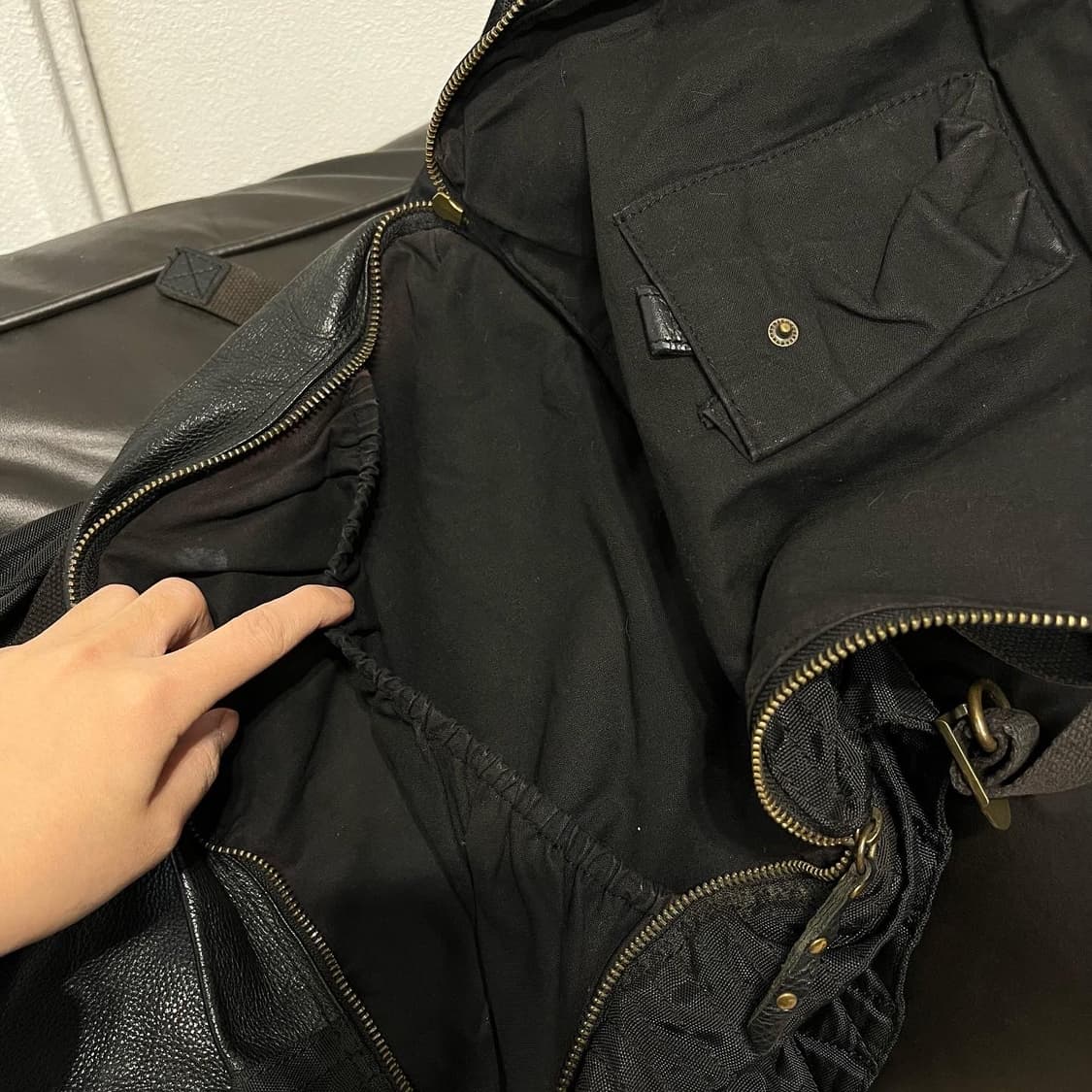 DIESEL BLACK BACKPACK 디젤 블랙 백팩 상품이미지7