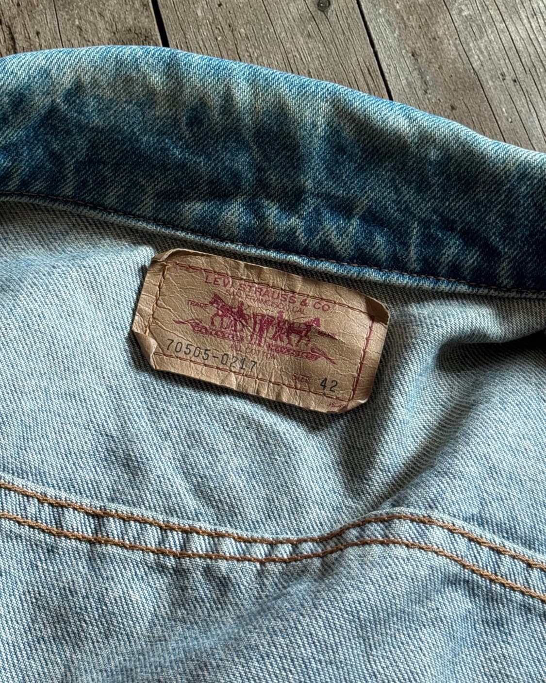 리바이스 재팬 90's 70505-0244 트러커 데님 자켓 상품이미지7