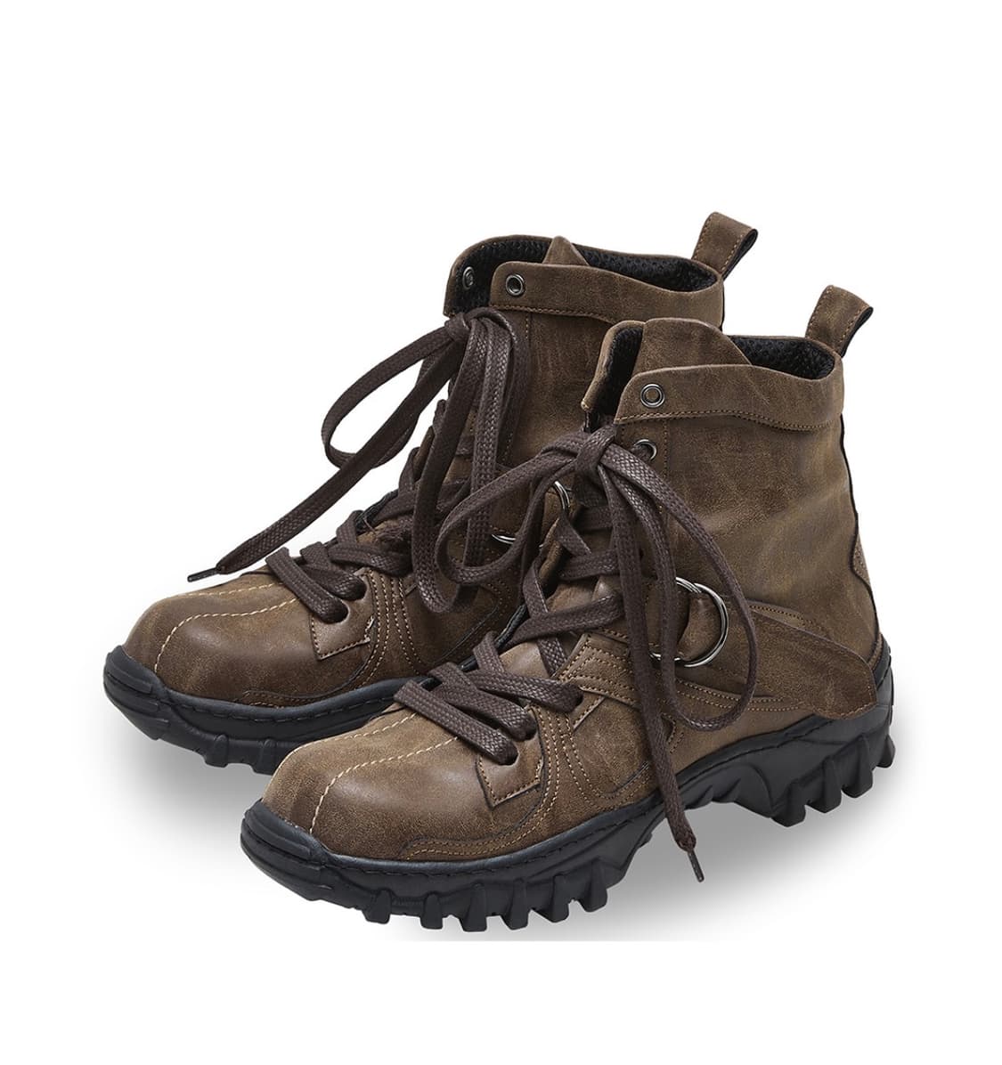 네거티브쓰리 엔지니어 부츠스니커즈 브라운 상품이미지1