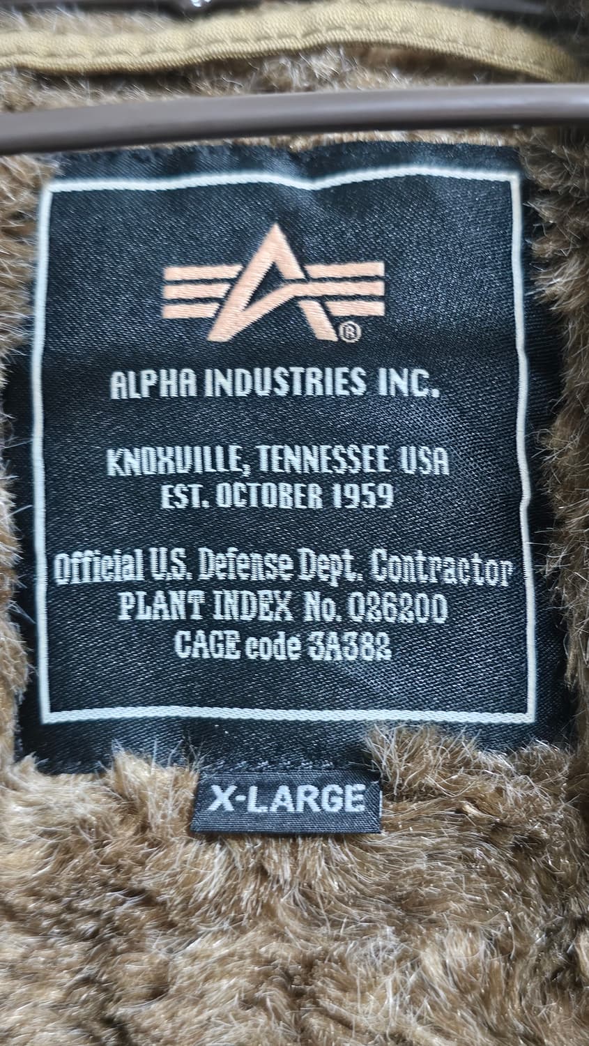 알파 인더스트리 N-1 덱 자켓 (베이니/XL) 판매합니다 상품이미지2