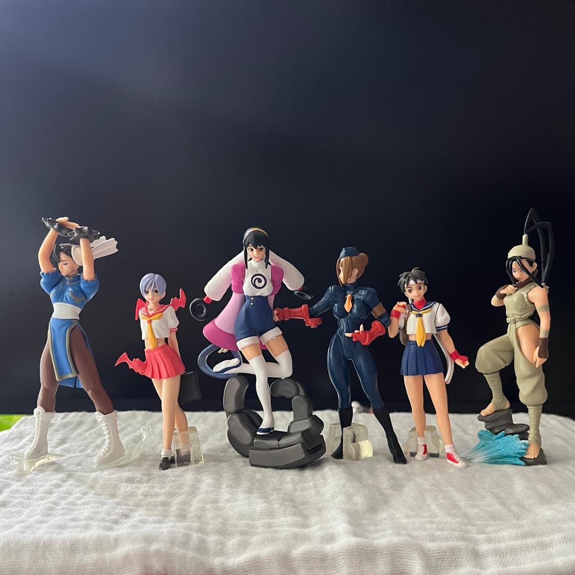 고전레어) 캡콤 걸즈 피규어 세트 / 스트리트파이터 춘리 사쿠라 릴리스 상품이미지1