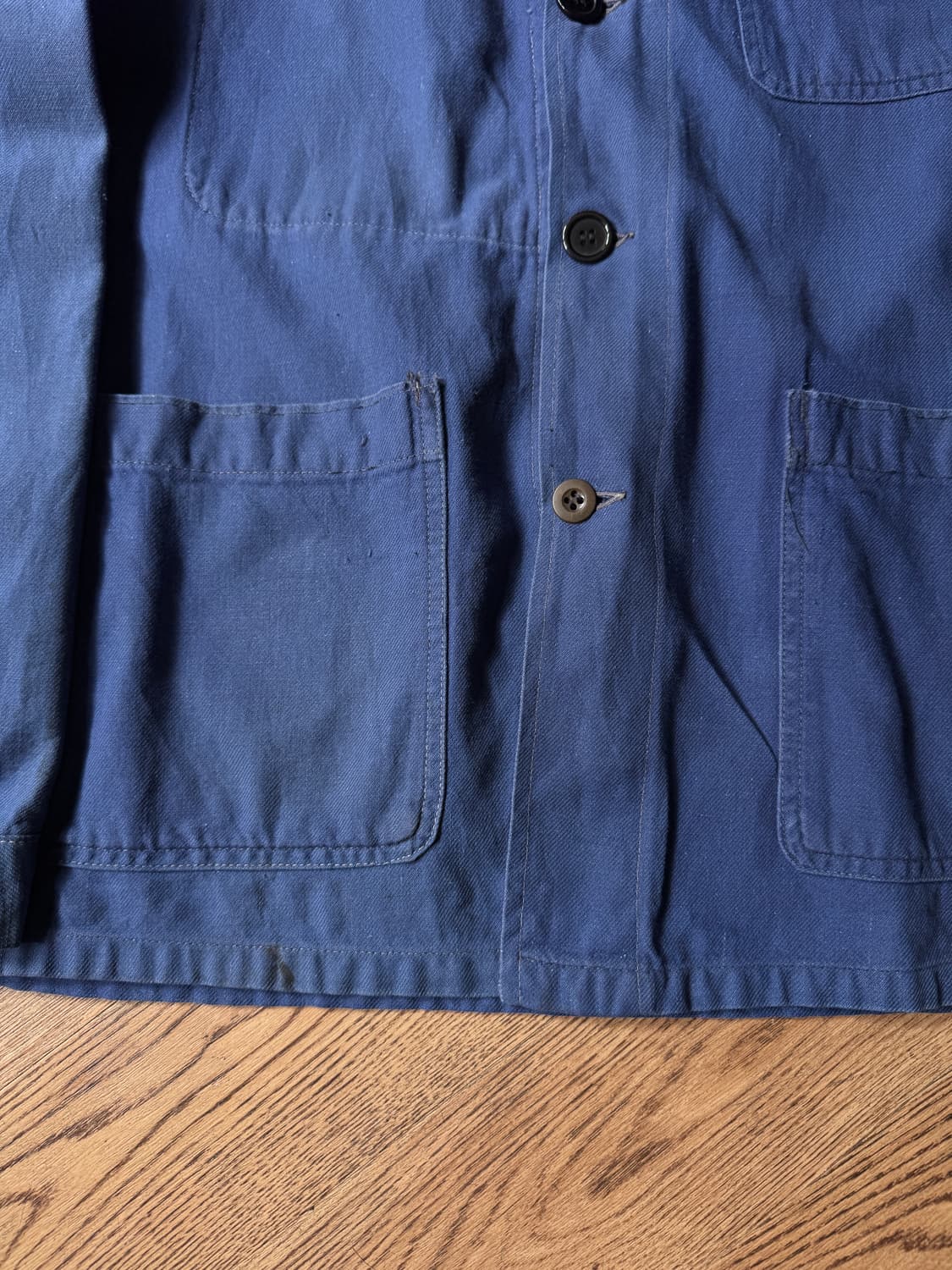 [L]Au Perroquet 빈티지 워싱 프렌치 워크 자켓 상품이미지4