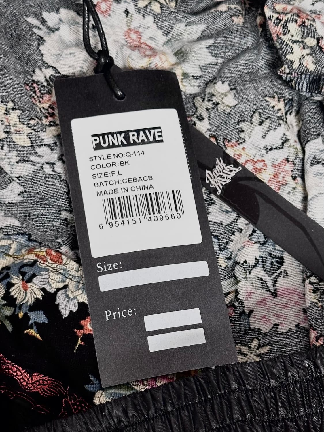 PUNK RAVE 펑크 레이브 프린팅 기모노 세트 상품이미지6