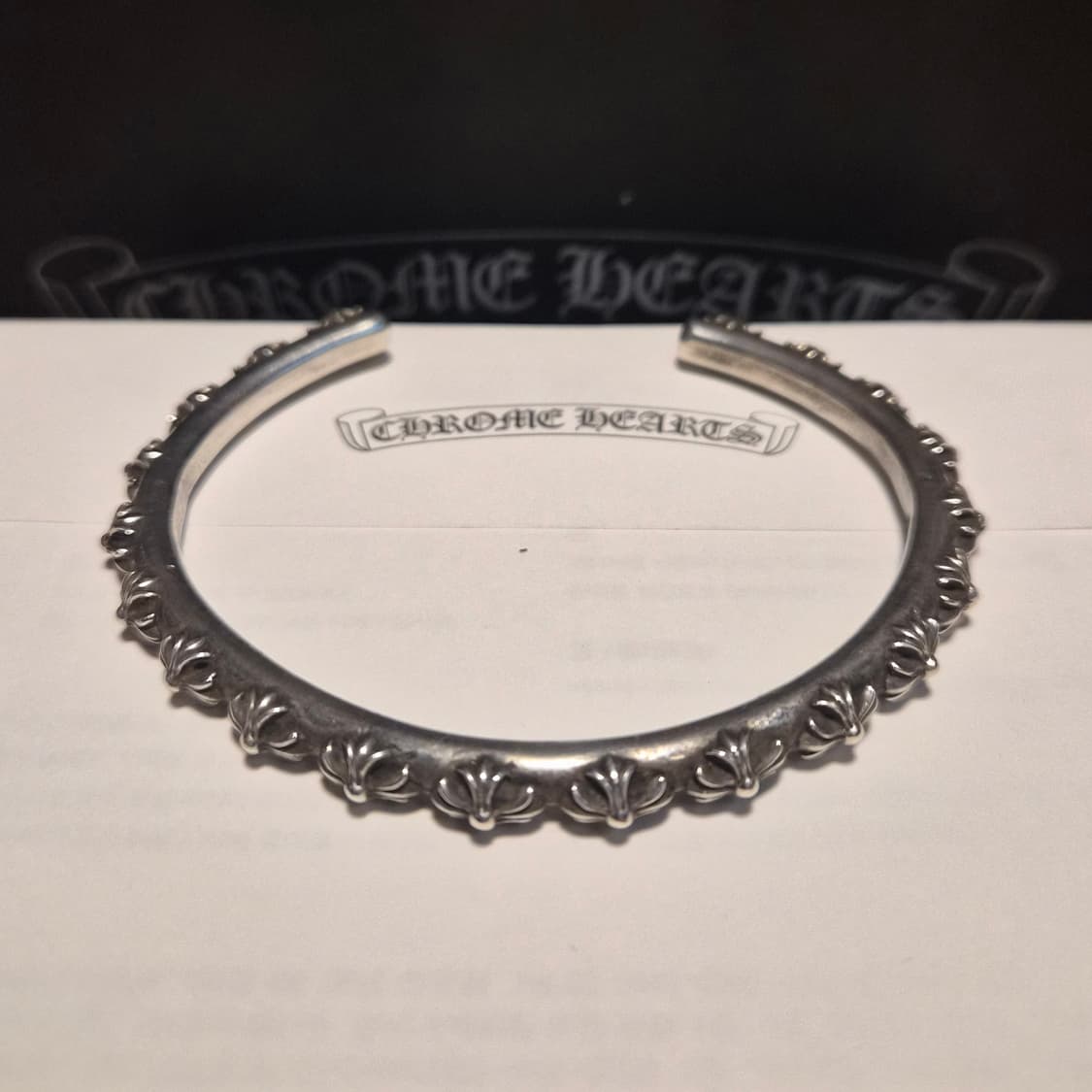 크롬하츠 크로스 뱅글 chrome hearts cross bangle 상품이미지6