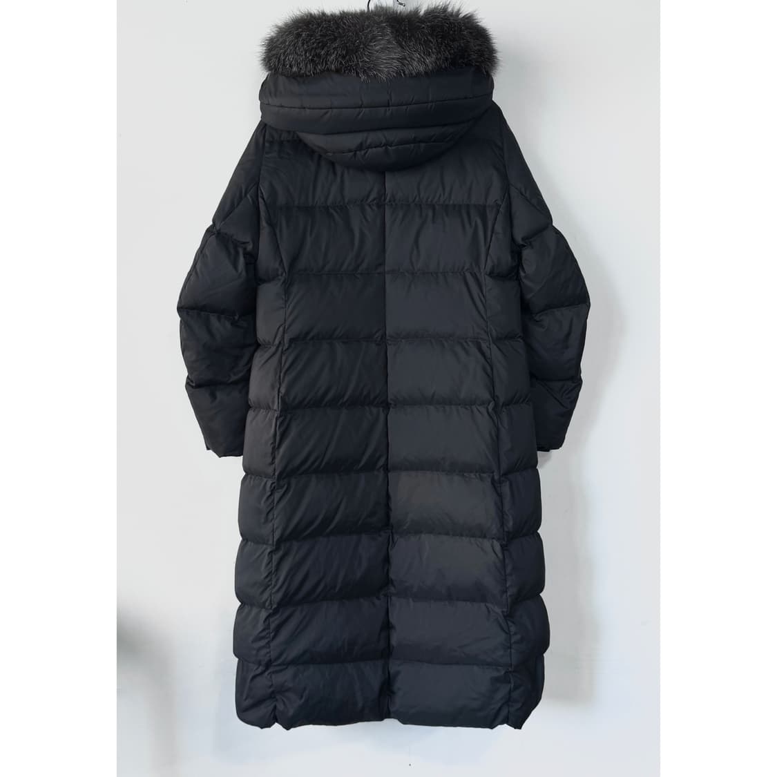 르베이지 폭스 퍼 구스 롱 패딩 상품이미지8
