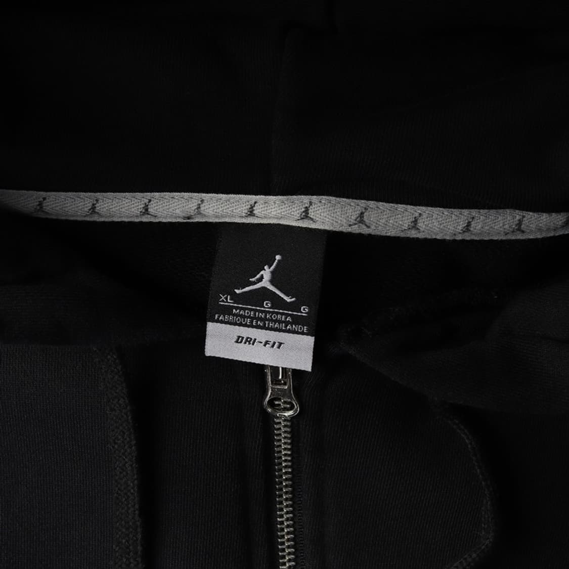 조던 블랙 후드 집업 XL 상품이미지5