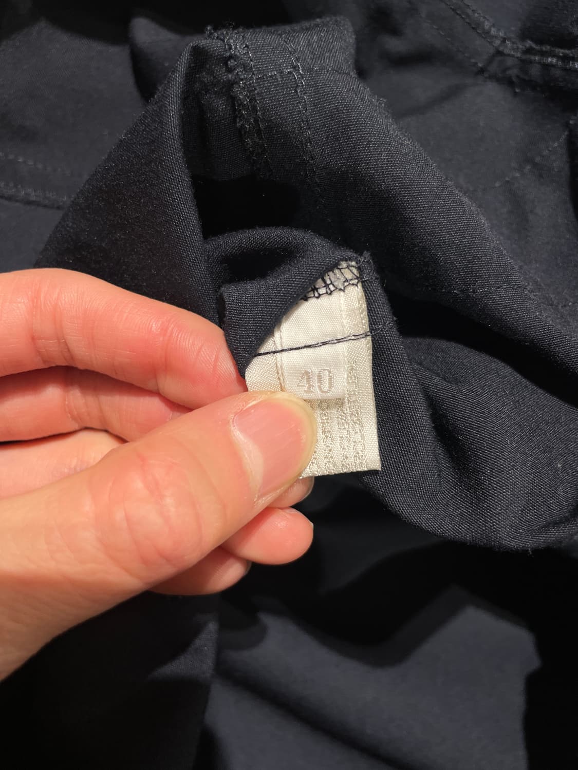 미우미우 다크 네이비 체스트 포켓 버튼 셔츠 자켓 상품이미지8