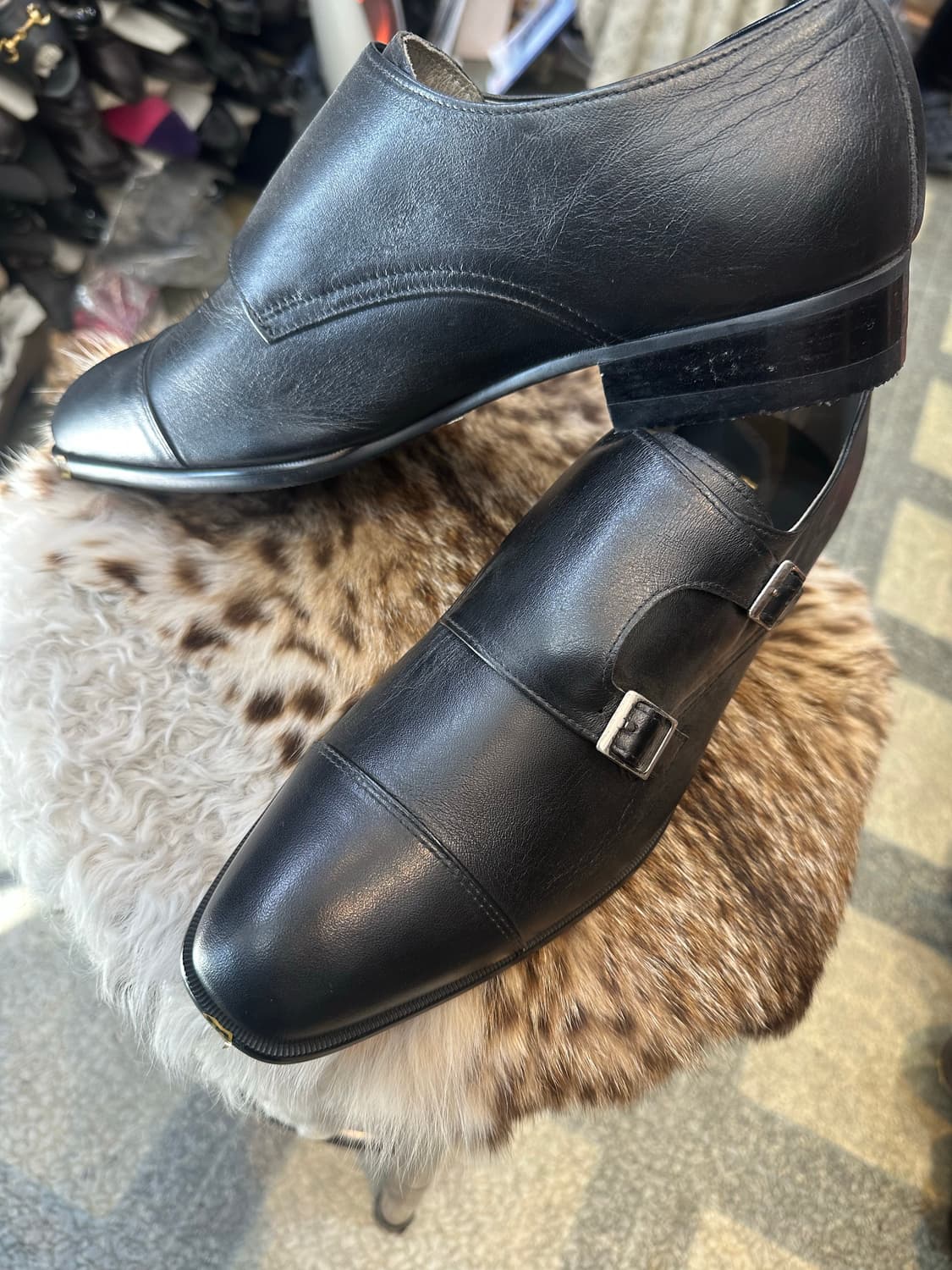 레더 더블 뭉크 구두 상품이미지1