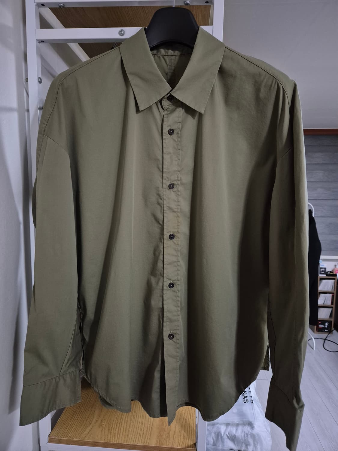 시스템옴므 코튼 셔츠 95 카키 상품이미지1