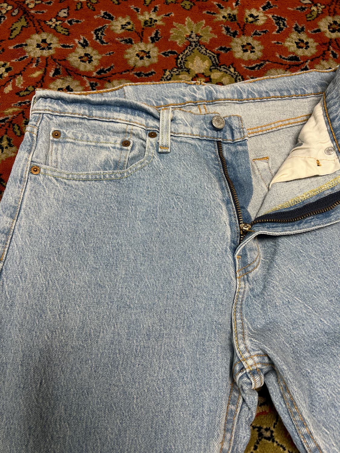 [32] LEVIS 리바이스 505 연청 데님팬츠 상품이미지3