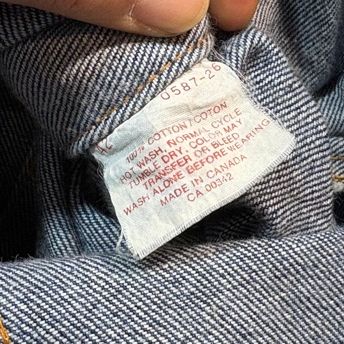 [42] LEVI's 리바이스 80‘s 빈티지 데님 트러커 자켓 상품이미지6