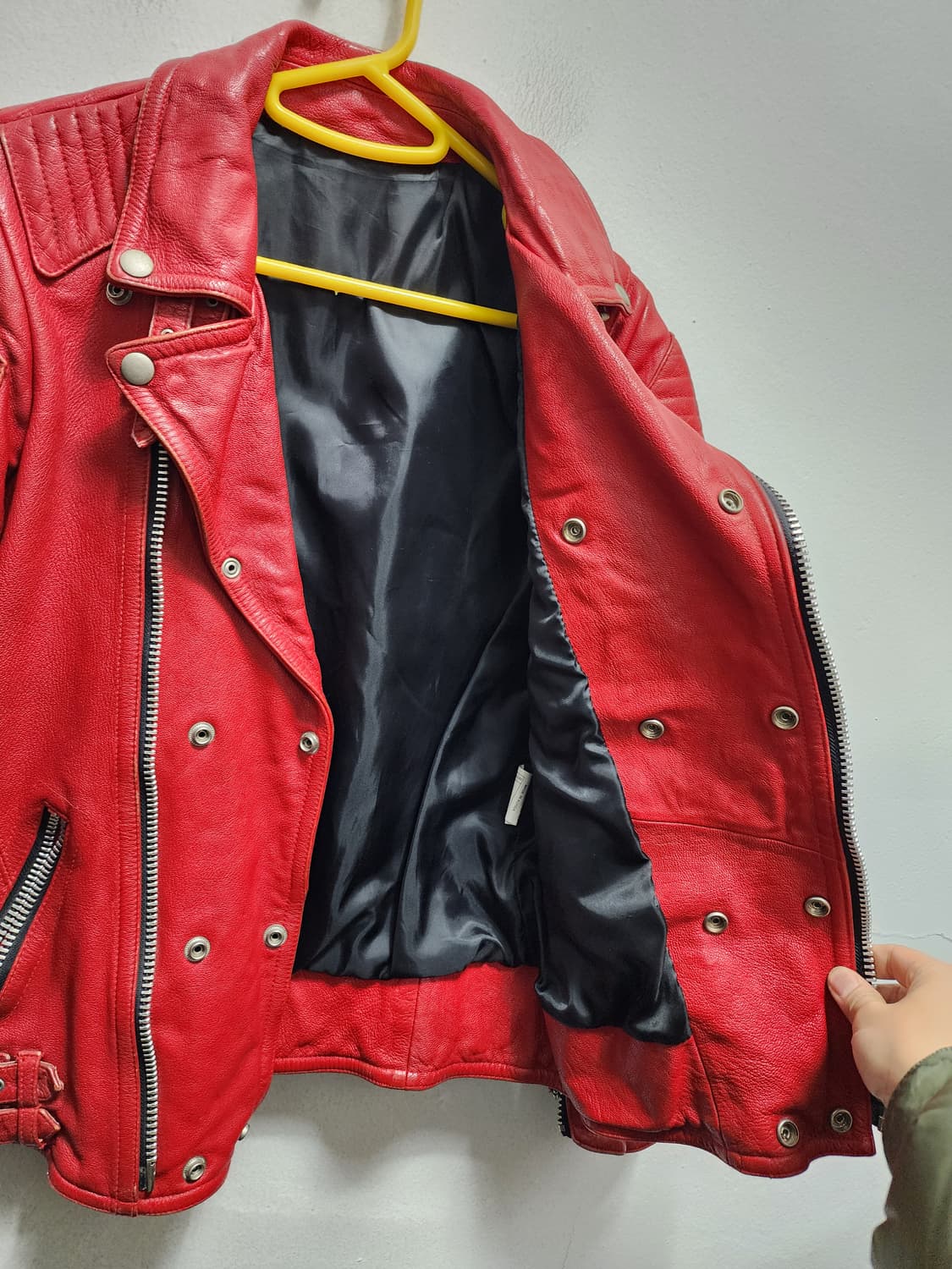 발말st 리얼레더 양가죽 스트릿 라이더자켓 상품이미지9