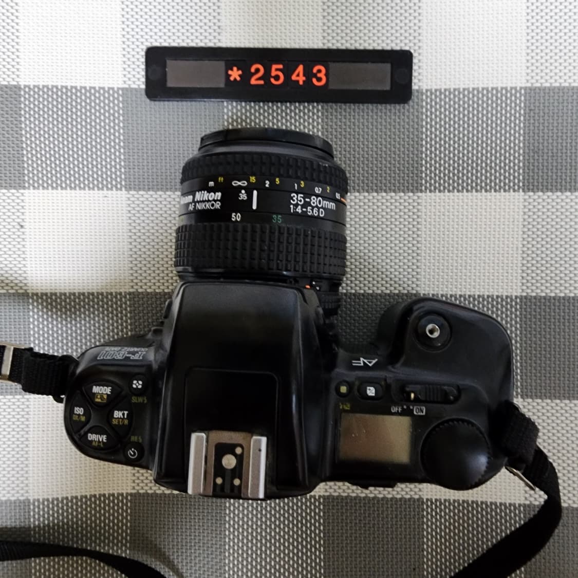니콘 F-601 데이터백 필름카메라 35-80 줌렌즈 상품이미지3