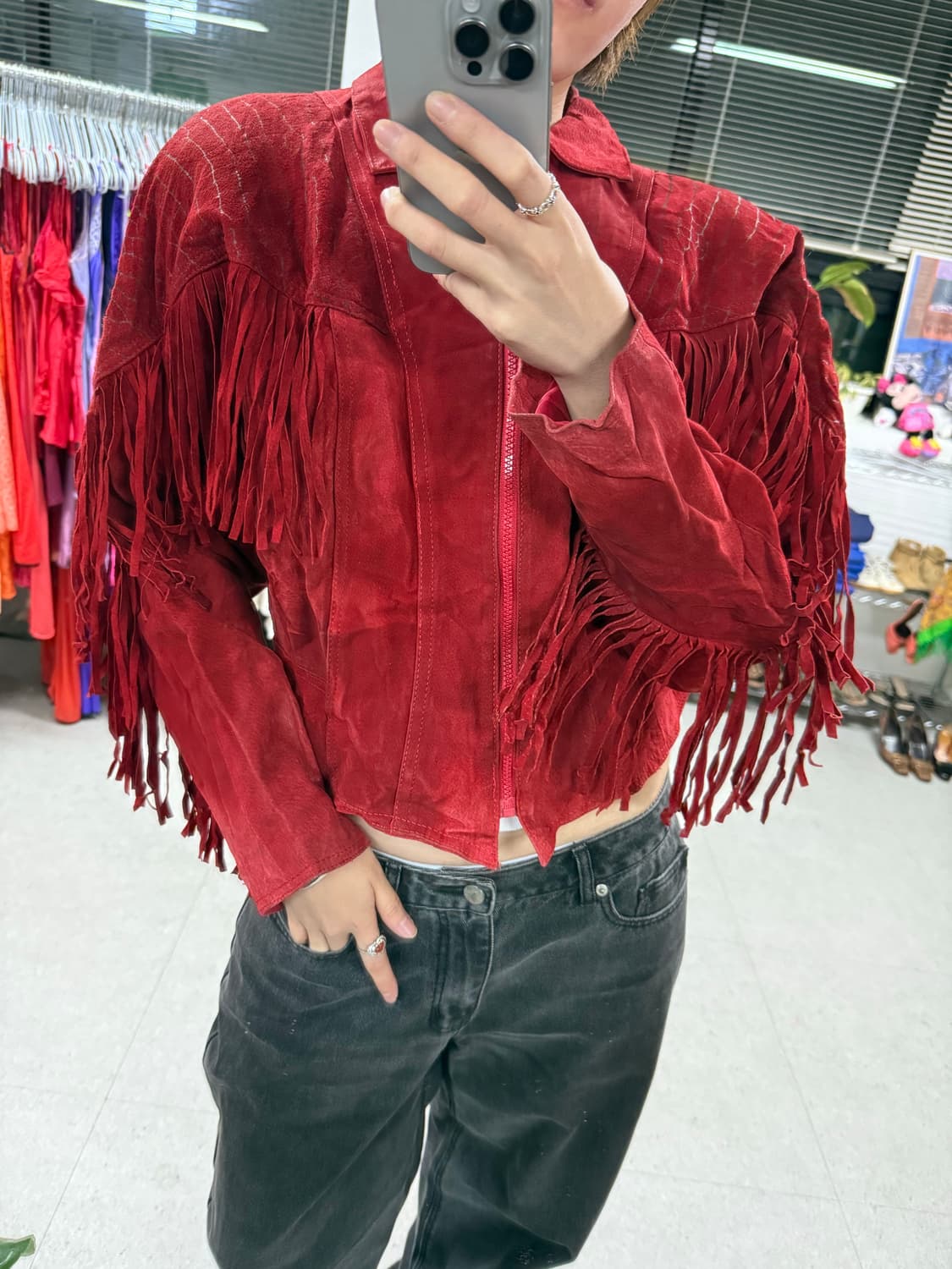 Vintage fringe jacket  프린지자켓 상품이미지6