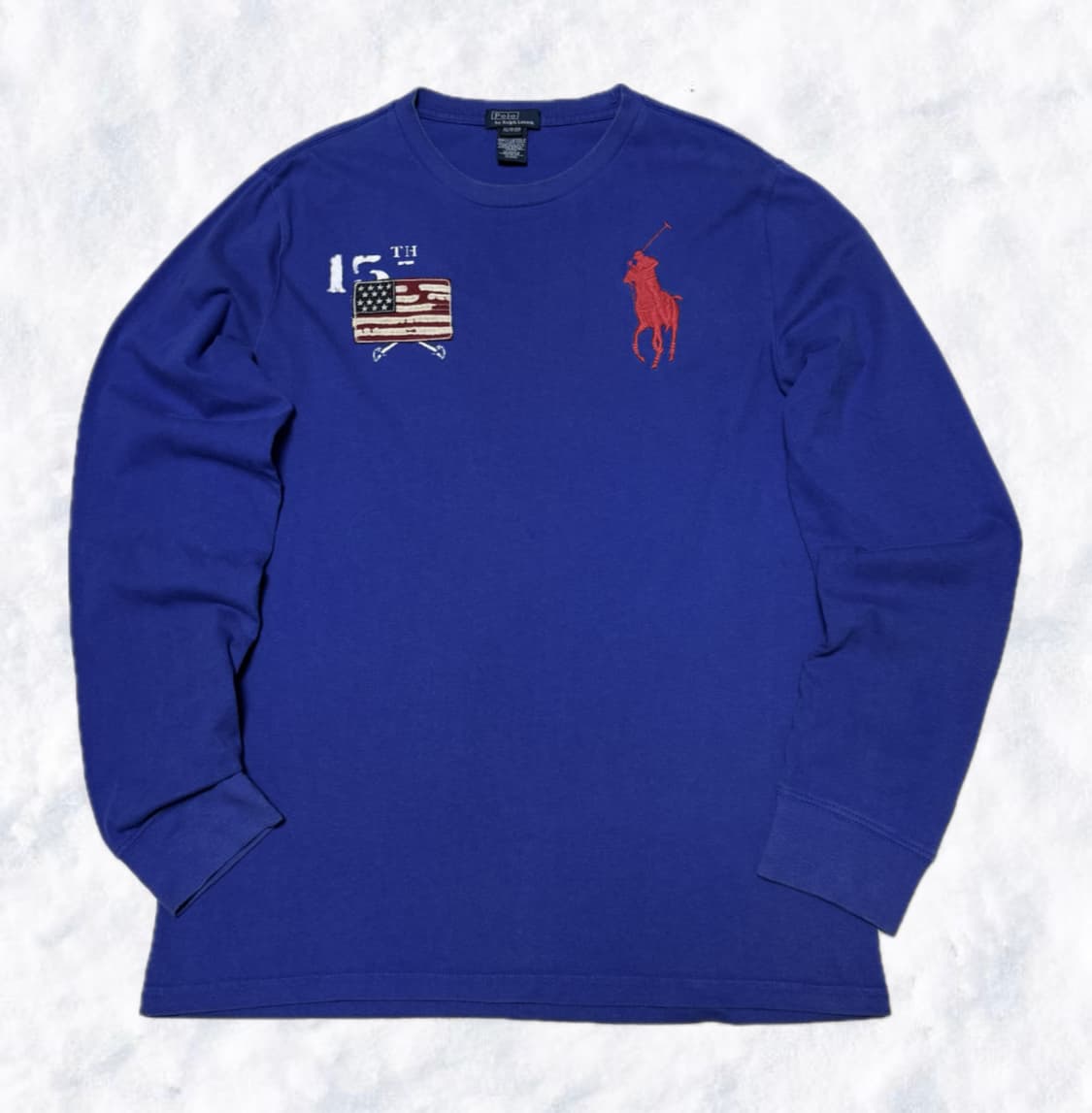 폴로 랄프로렌 빅포니 성조기 블루 긴팔 상품이미지2