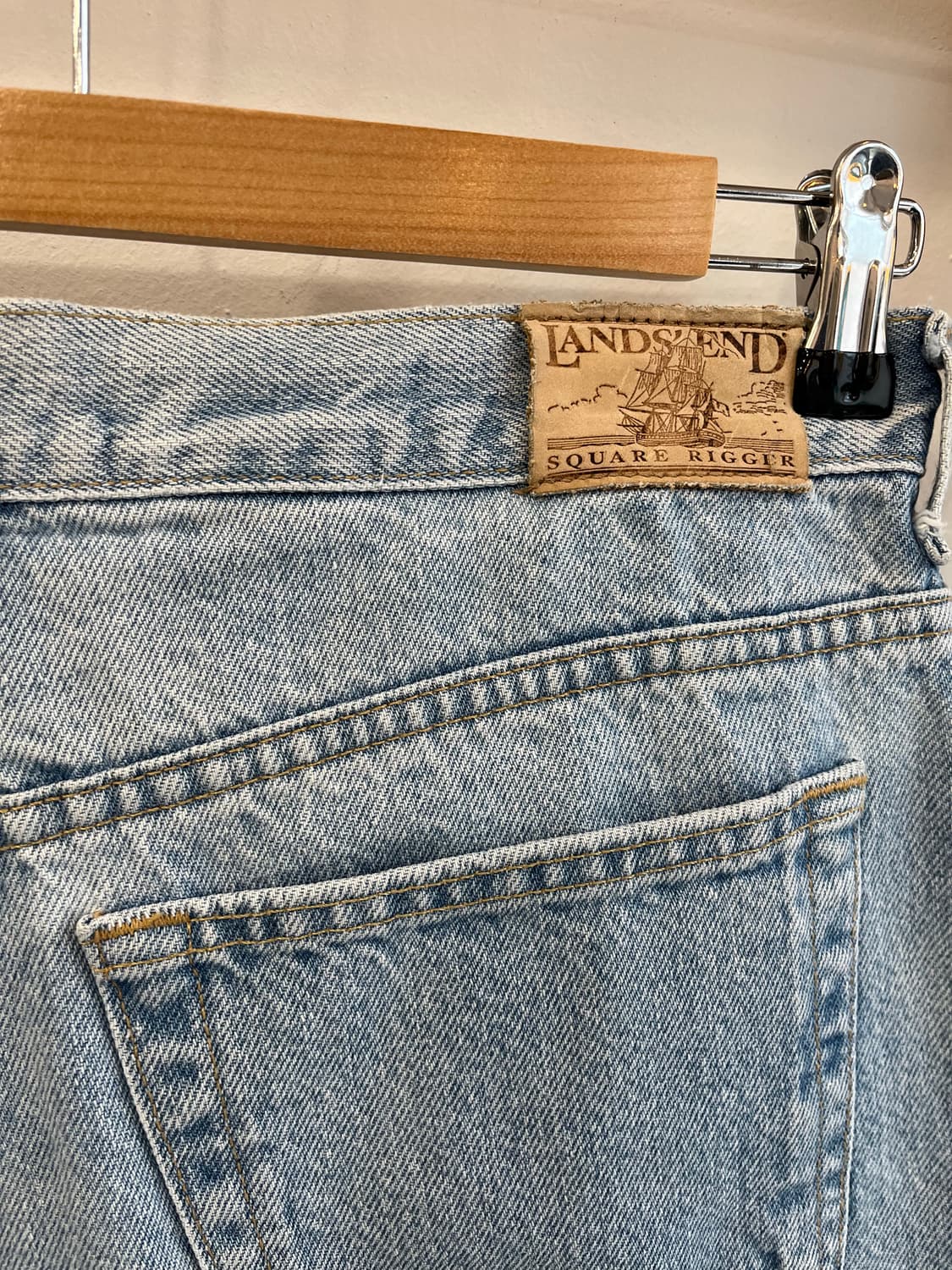 랜즈엔드 Square Rigger 빈티지 연청(Made in USA) 상품이미지3