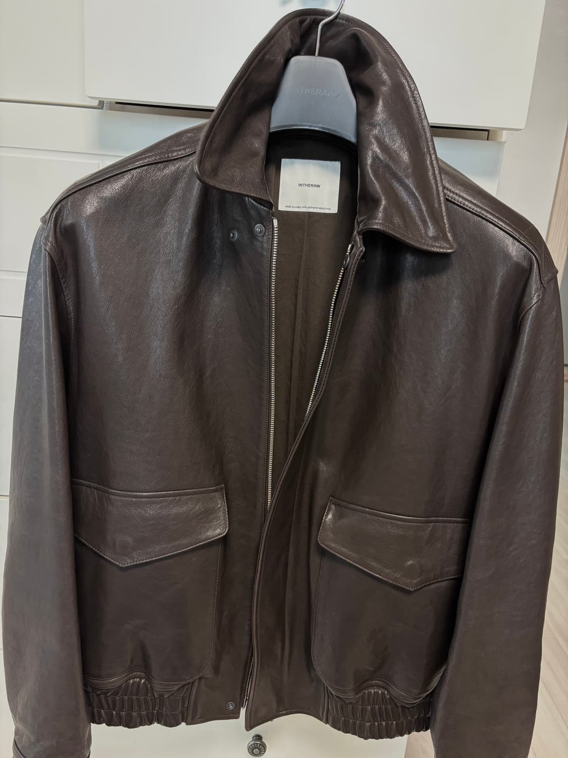 인더로우 리더 A2 자켓 다크 브라운 1size 상품이미지5