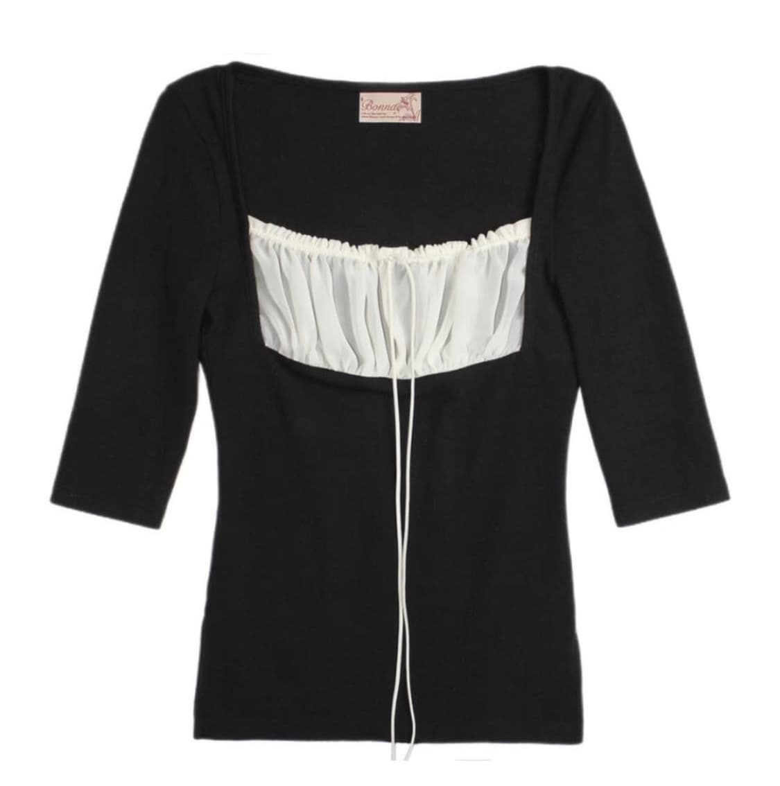 본네 로즈 셔링 탑 1 상품이미지1