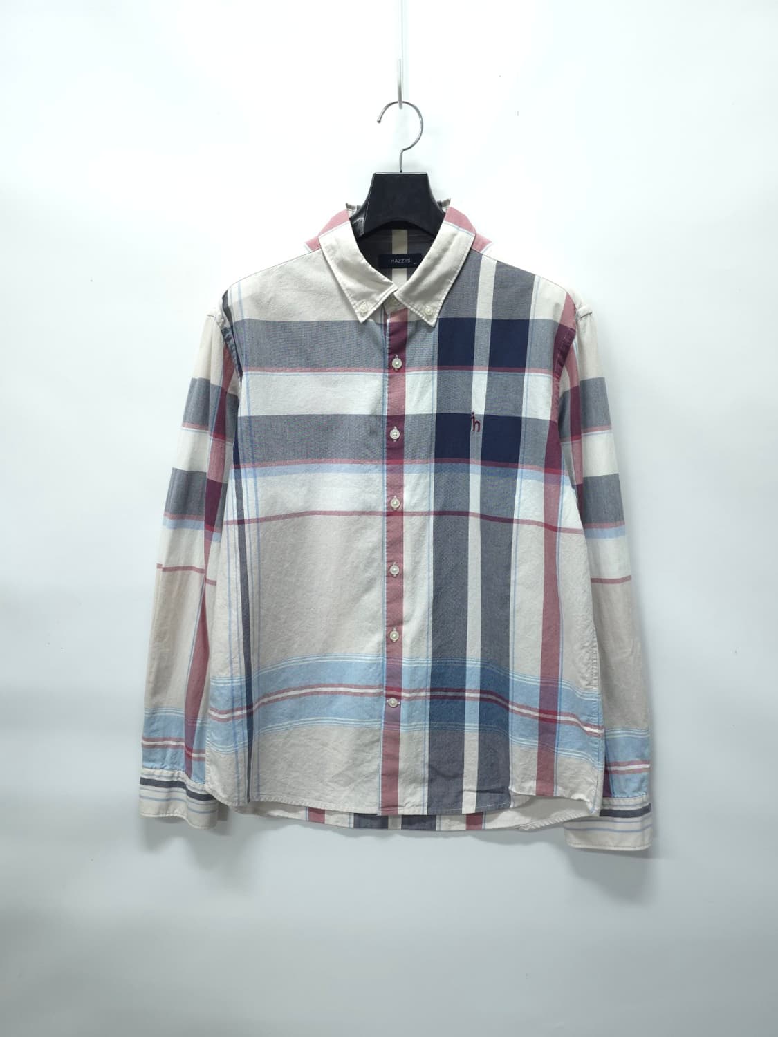 헤지스 클래식 봄여름 체크셔츠 ( 100~105 ) 상품이미지1