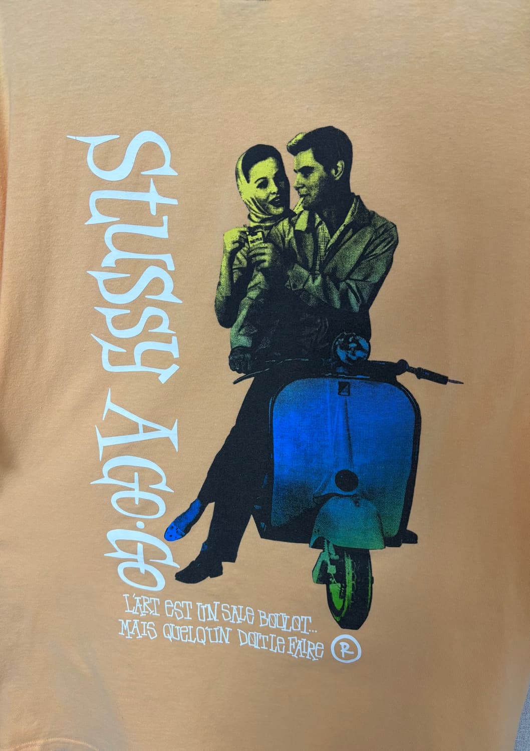 Stussy A Go Go 스투시 그래픽 티셔츠 리이슈  XL 상품이미지7