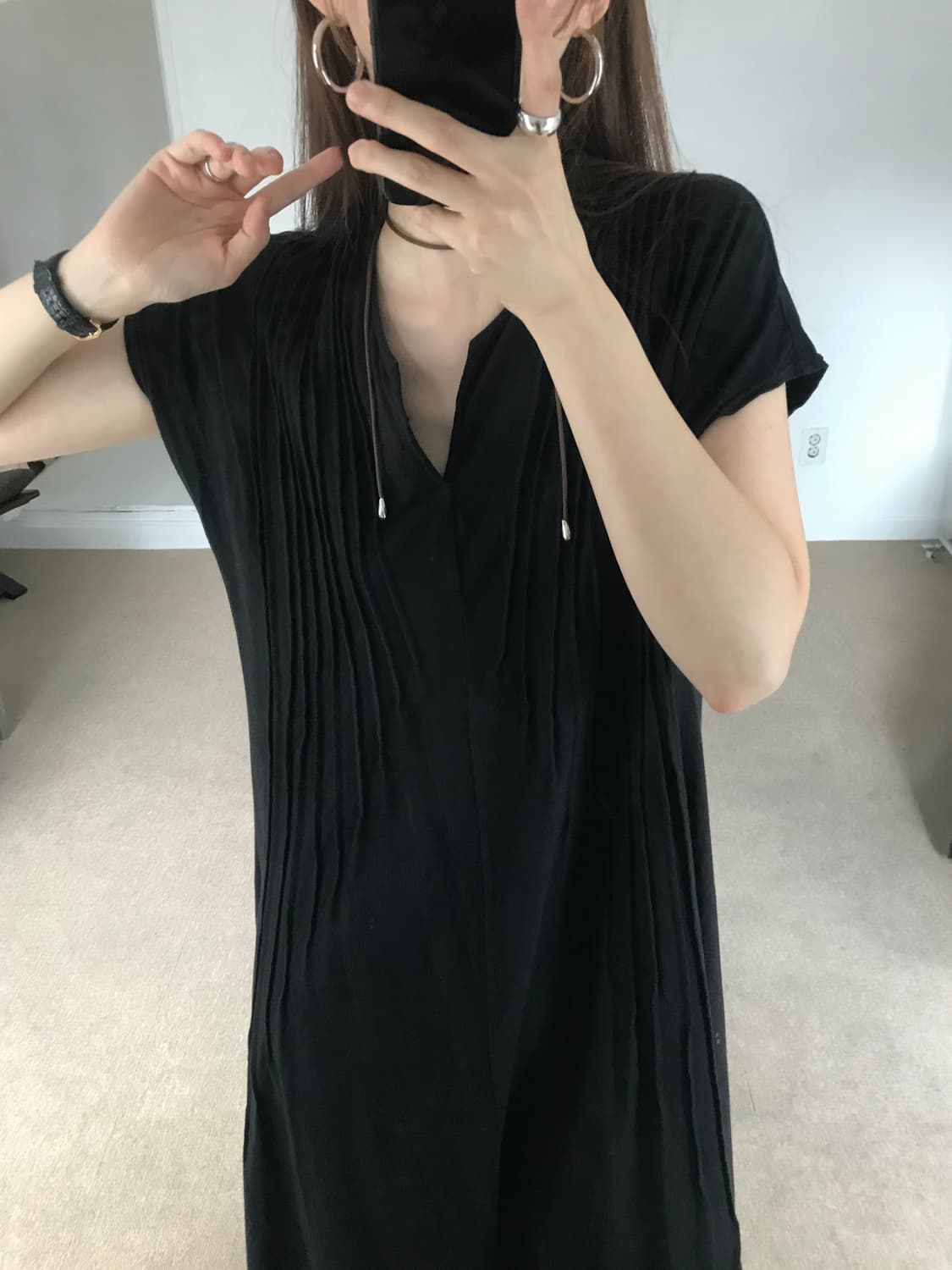 cotton pintuck dress 상품이미지2