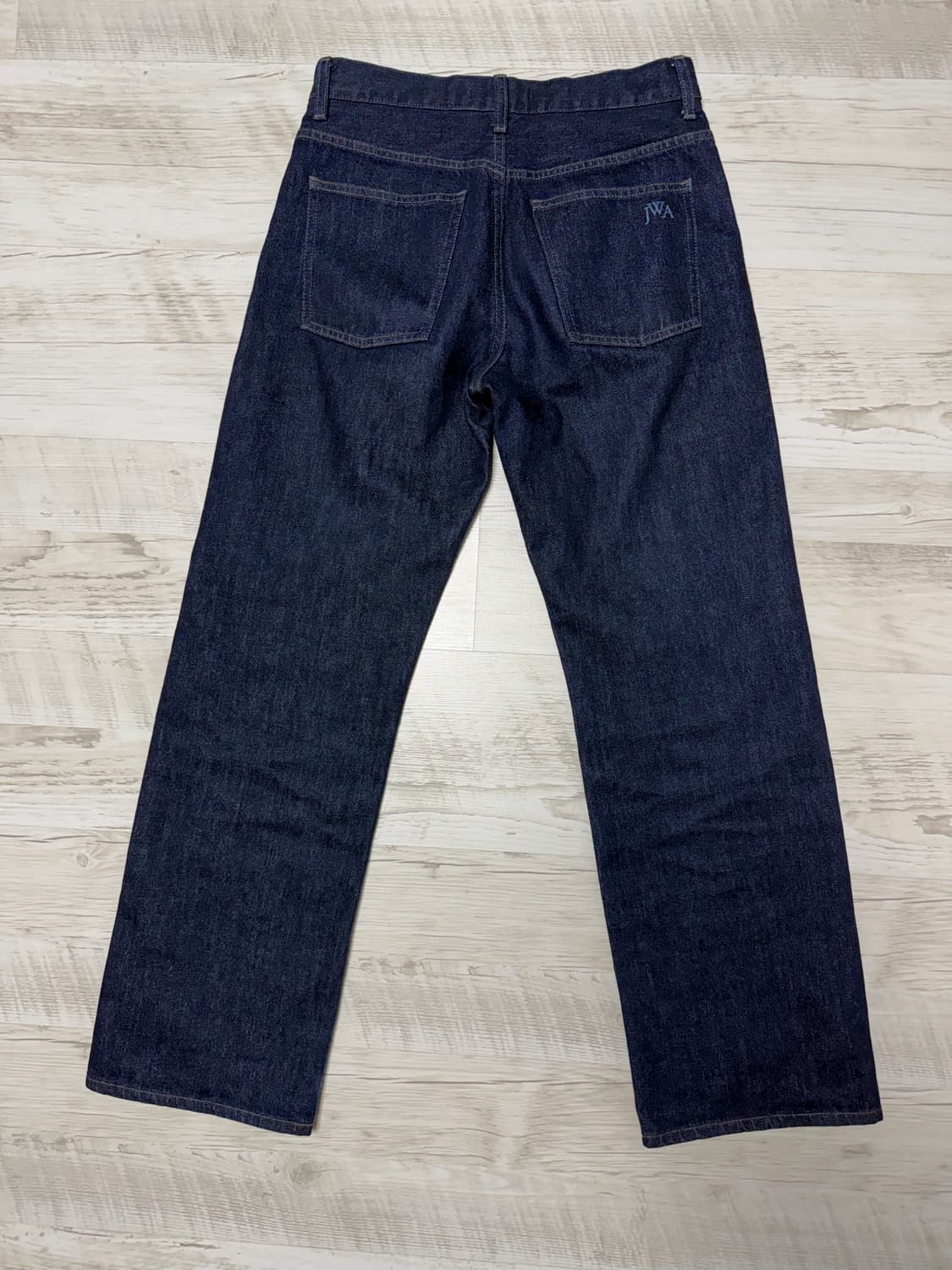 25 유니클로 스트레이트진 jwa 69 네이비 색상 상품이미지4