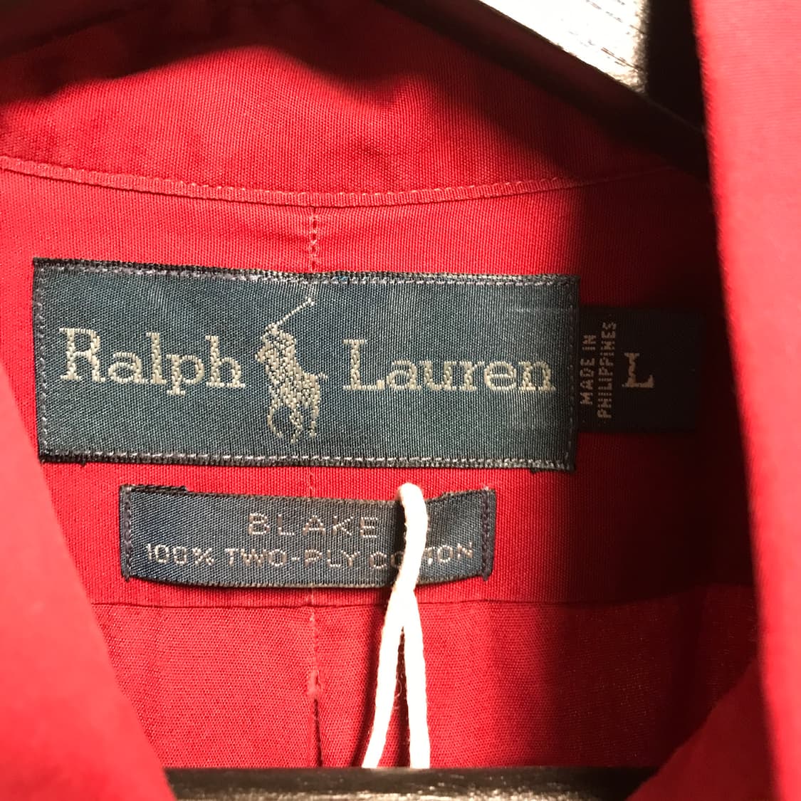 폴로 랄프로렌 셔츠 레드 L 상품이미지5