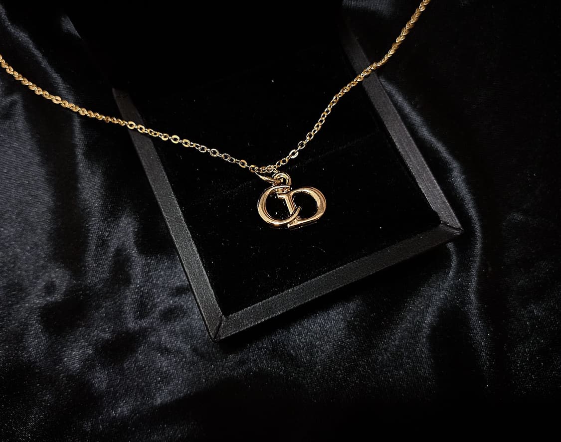 📌선착순할인 [dior] 디올 빈티지 정품 참단추 업사이클링 목걸이 상품이미지1