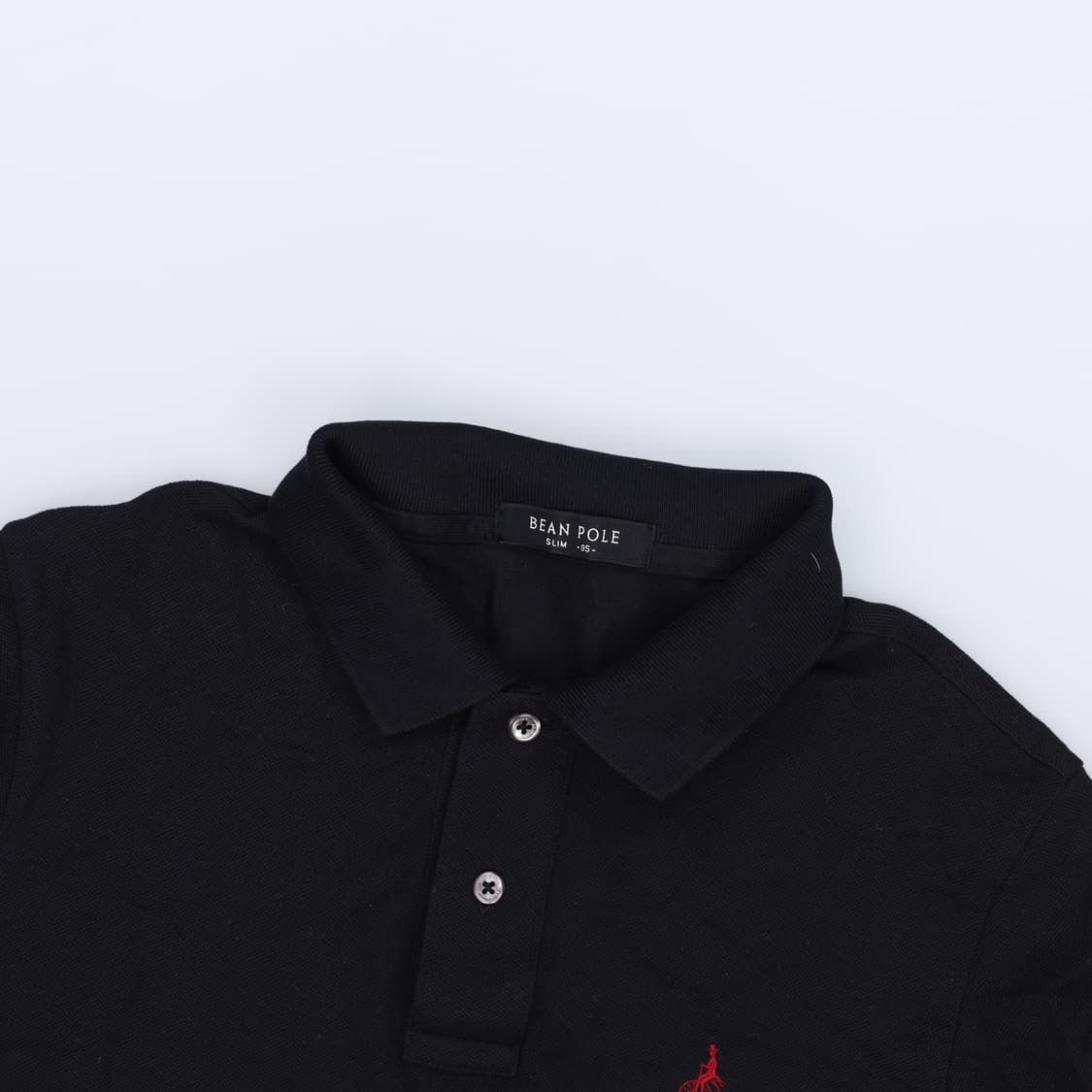 [95] 빈폴 슬림핏 블랙 카라티 0106H1 상품이미지3