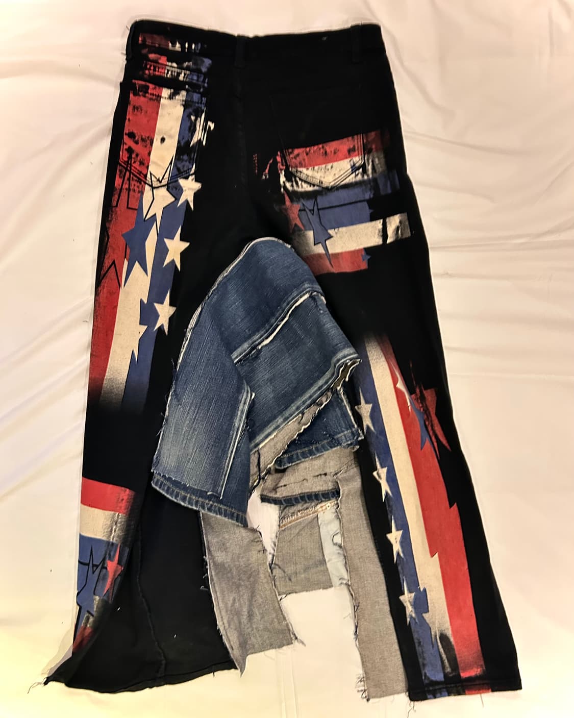 UK denim skirt 상품이미지3