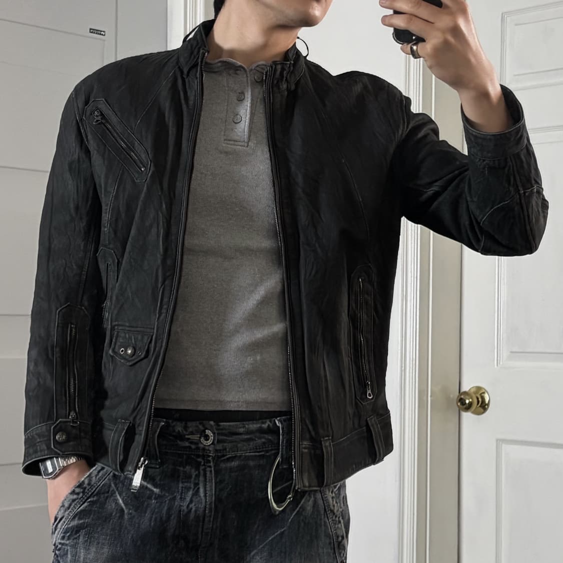 리바이스 고트스킨 바이크 자켓 상품이미지3