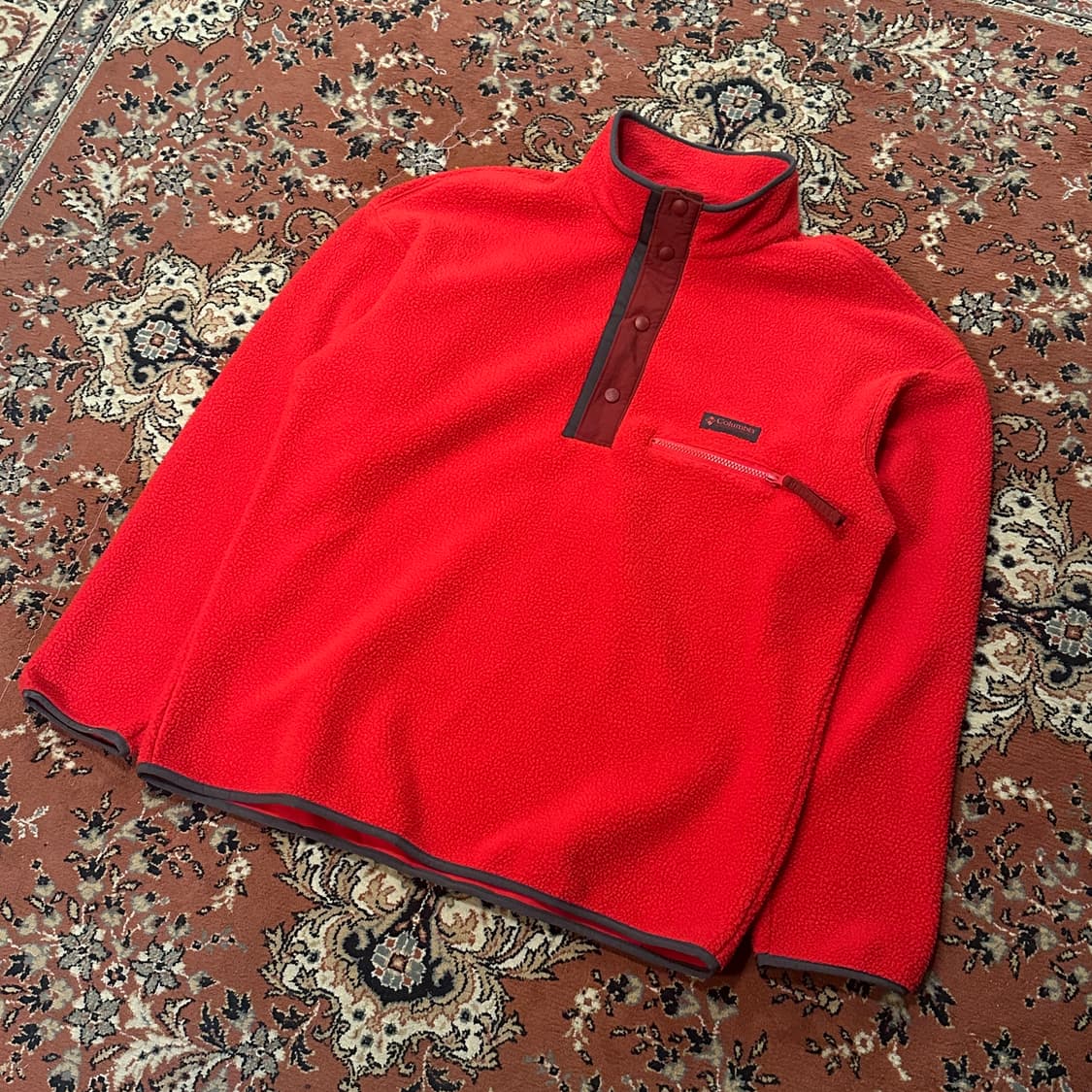 컬럼비아 플리스 풀오버 스냅티 (XL/105) 신칠라 상품이미지2