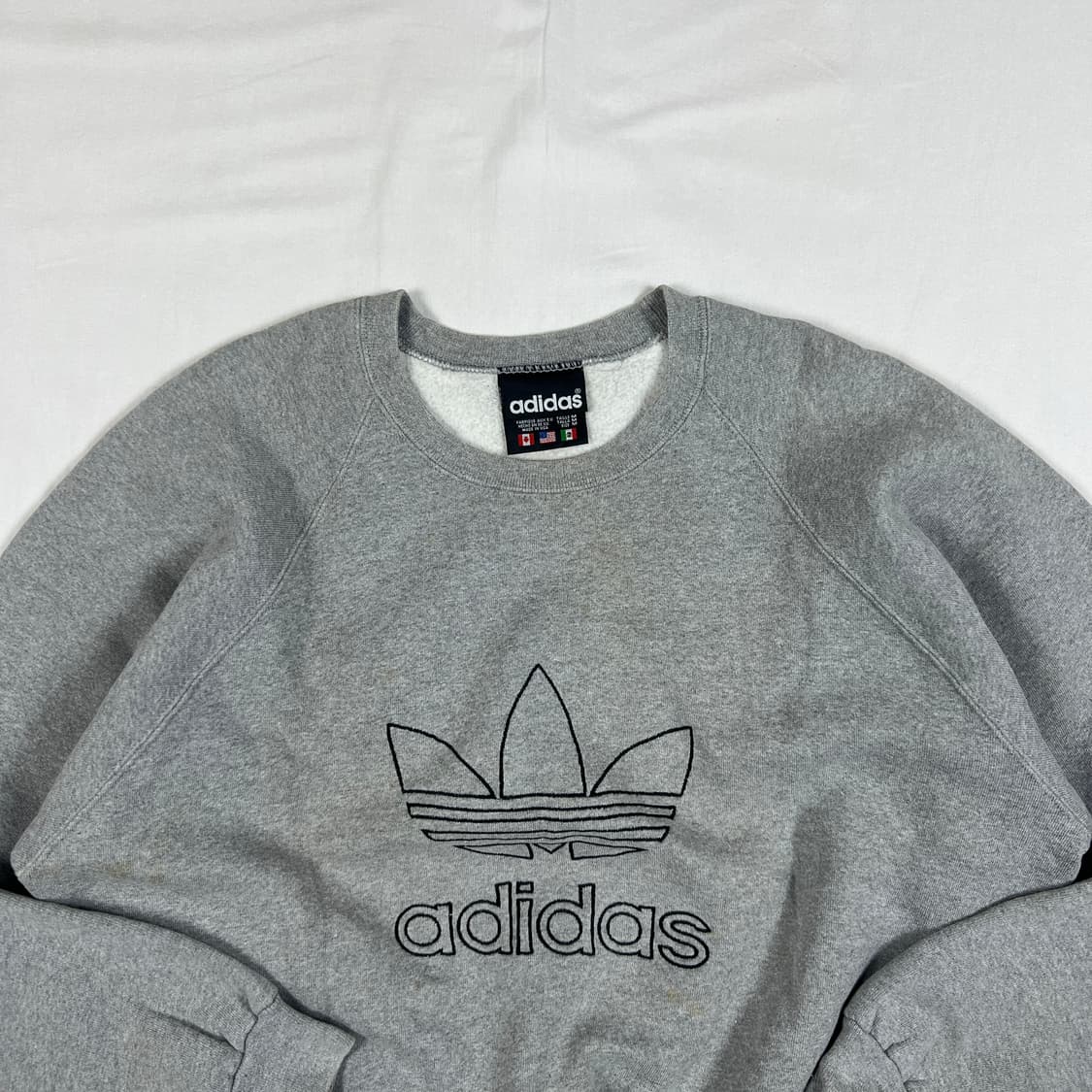 90‘s 아디다스 adidas 빅로고 맨투맨 상품이미지2