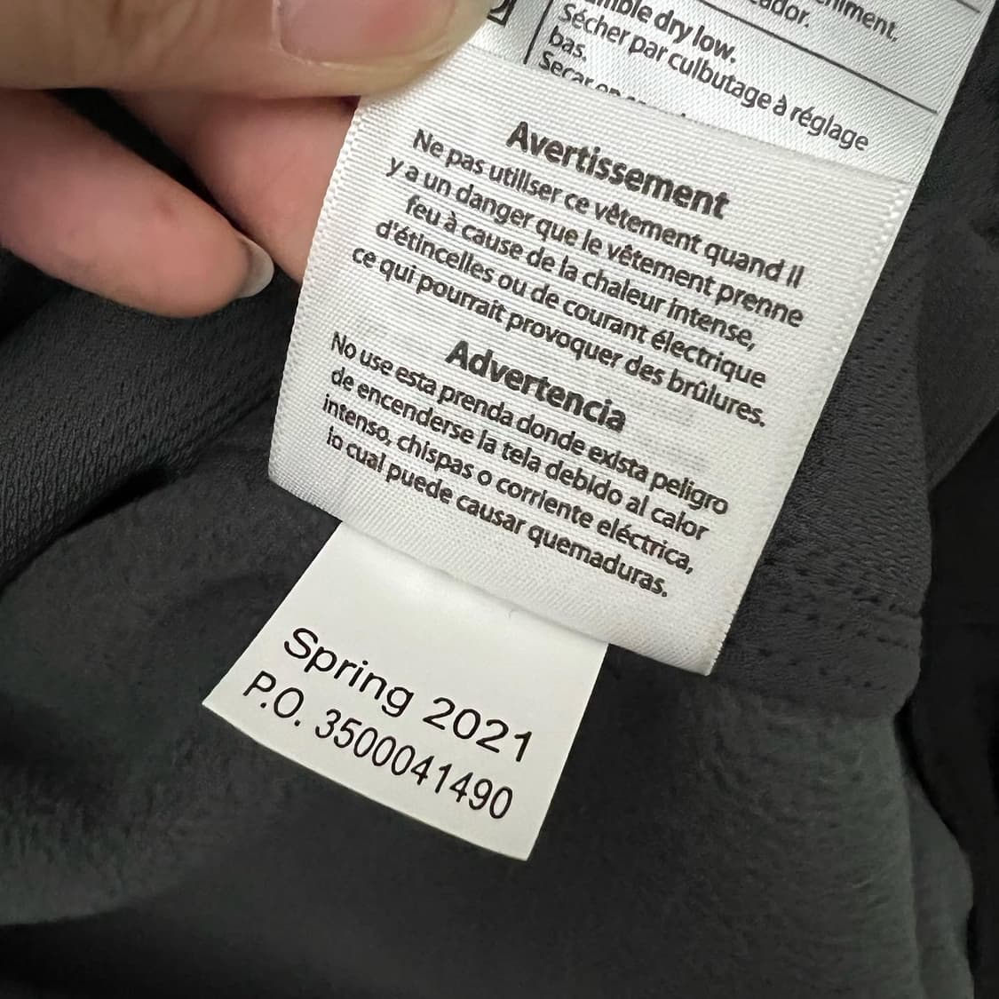 칼하트 블랙 폴리에스터 자켓 상품이미지9